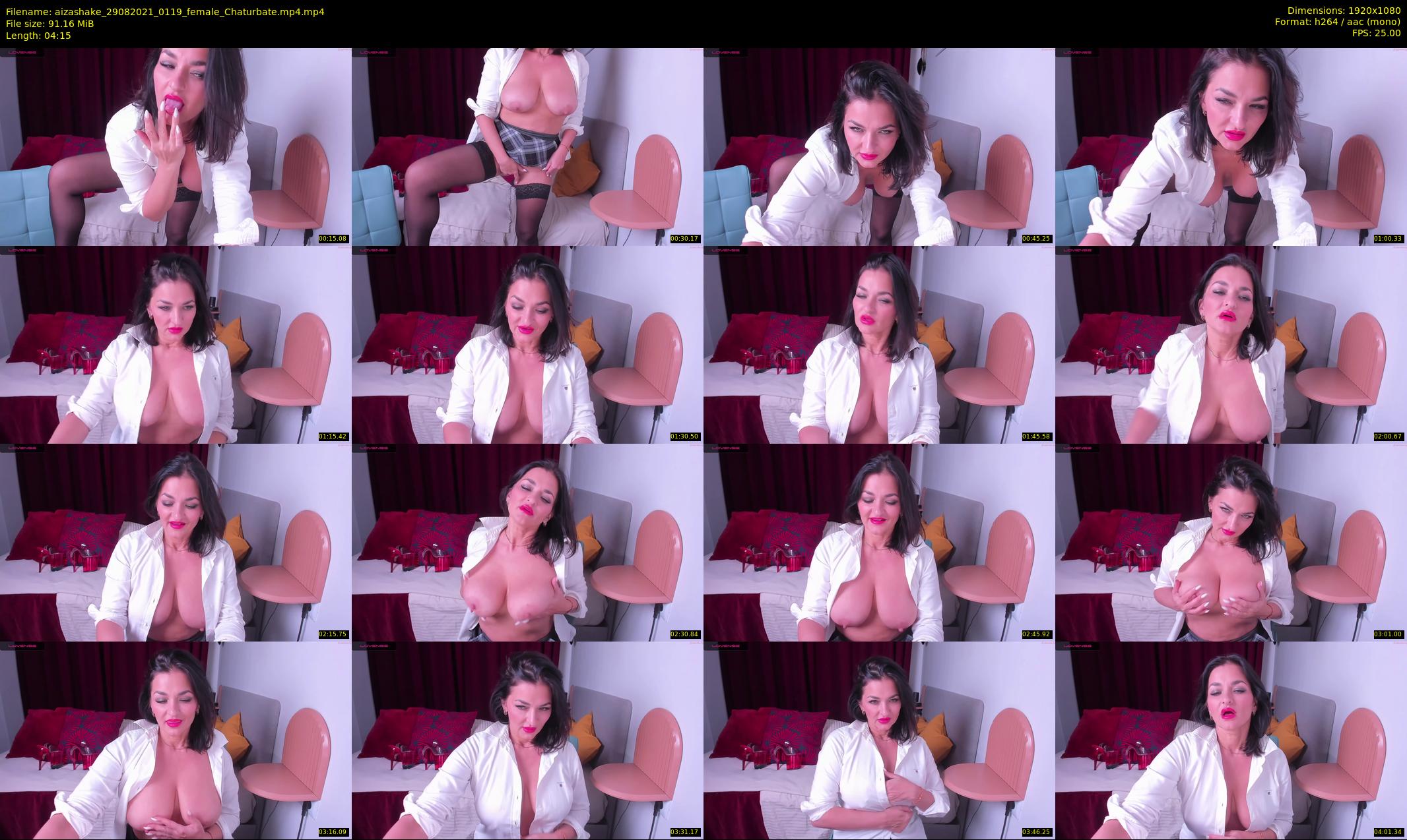 aizashake — 5 minute Chaturbate female cam show recording, 1080p, Aug 29, 2021