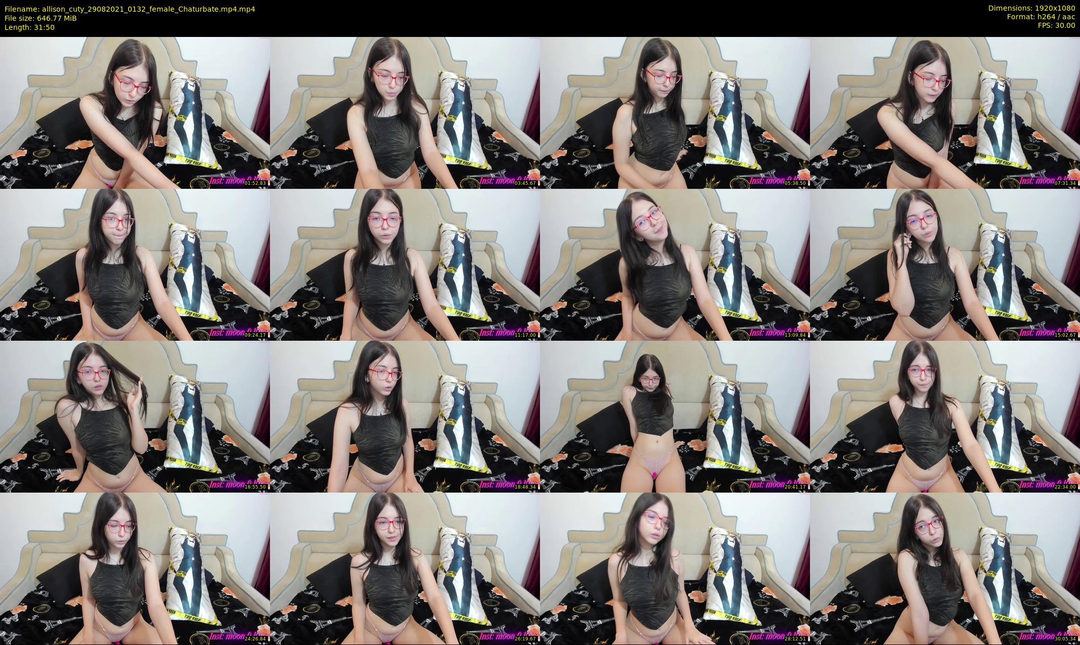 allison_cuty — 32 minute Chaturbate female cam show recording, 1080p, Aug 29, 2021