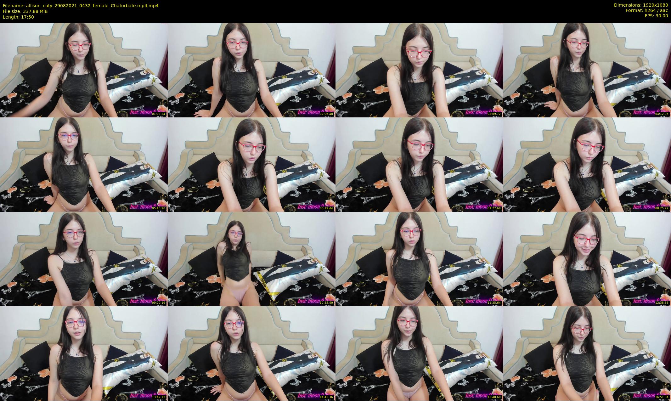 allison_cuty — 18 minute Chaturbate female cam show recording, 1080p, Aug 29, 2021