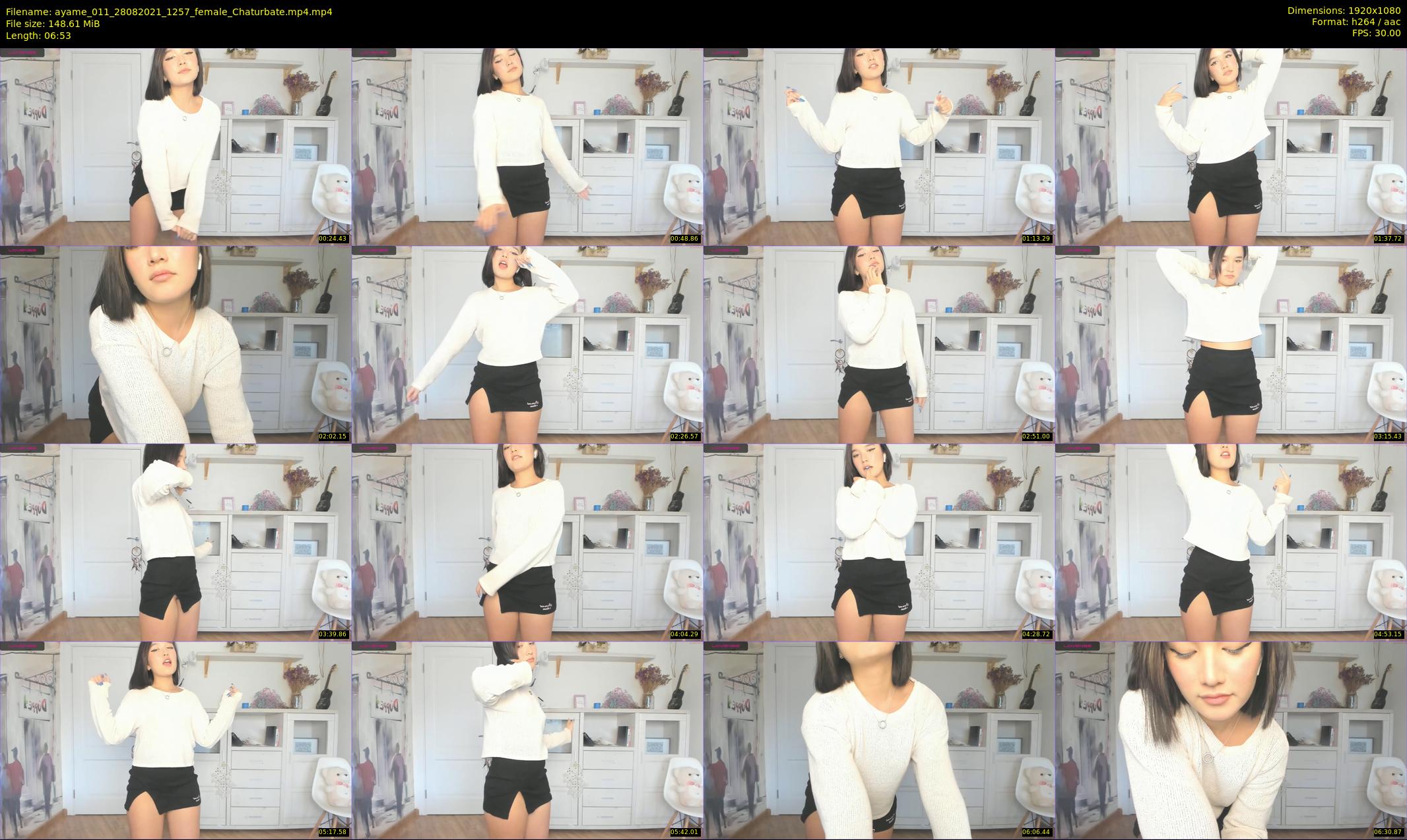 ayame_011 — 7 minute Chaturbate female cam show recording, 1080p, Aug 28, 2021