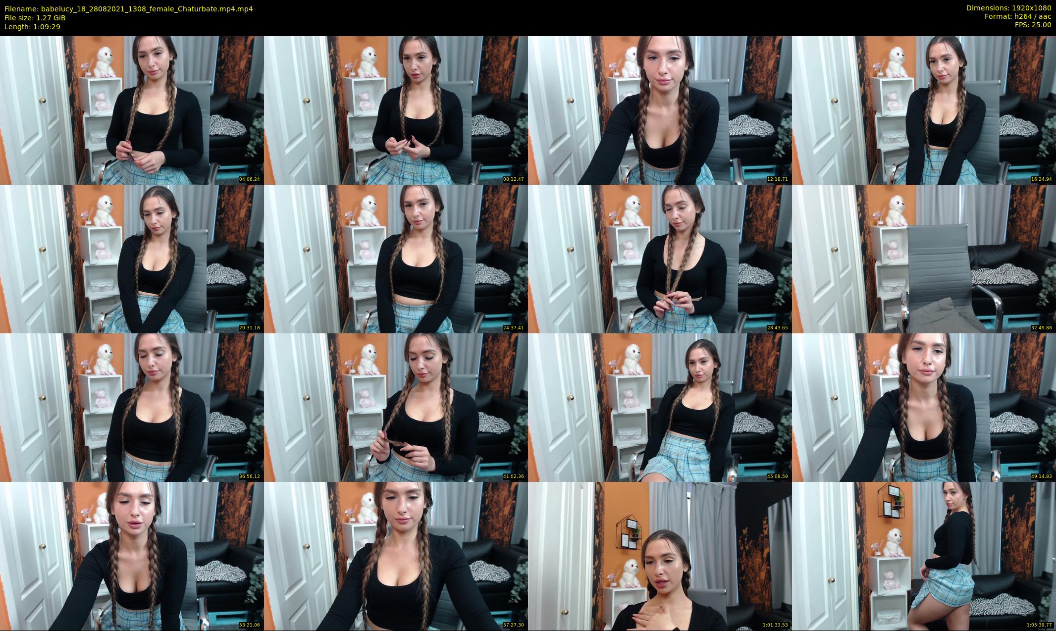 babelucy_18 — 70 minute Chaturbate female cam show recording, 1080p, Aug 28, 2021