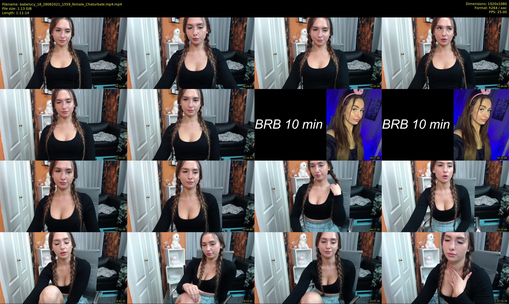babelucy_18 — 72 minute Chaturbate female cam show recording, 1080p, Aug 28, 2021