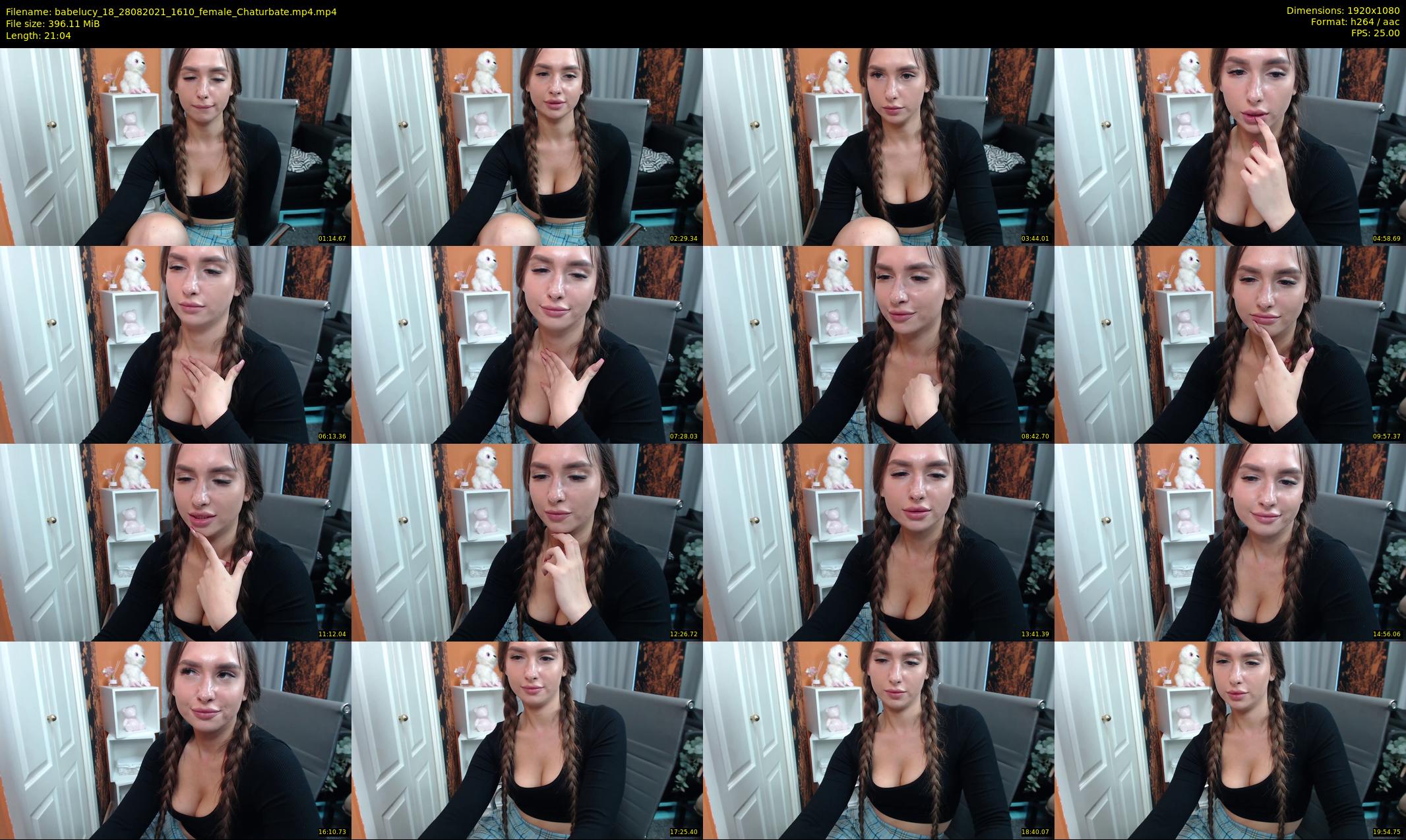 babelucy_18 — 22 minute Chaturbate female cam show recording, 1080p, Aug 28, 2021