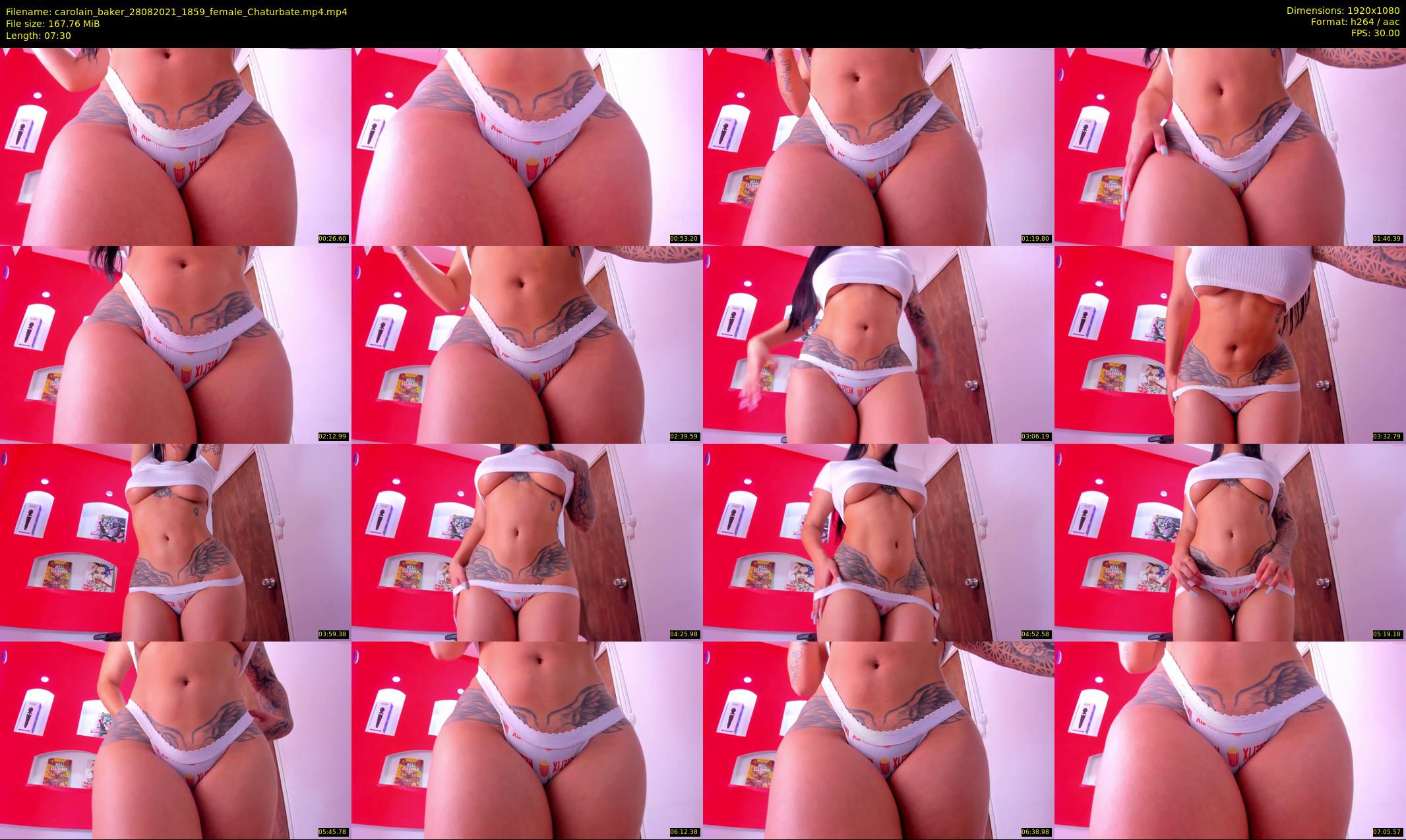 carolain_baker — 8 minute Chaturbate female cam show recording, 1080p, Aug 28, 2021