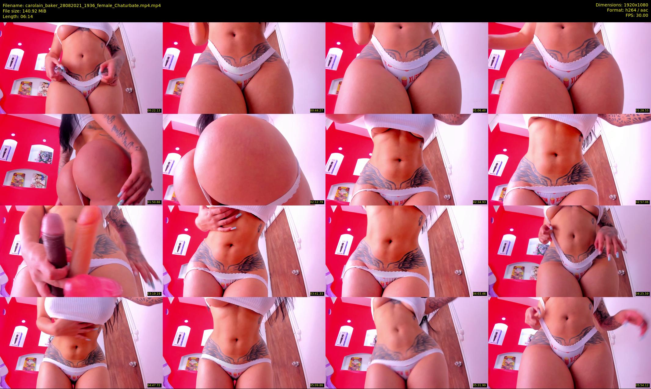 carolain_baker — 7 minute Chaturbate female cam show recording, 1080p, Aug 28, 2021