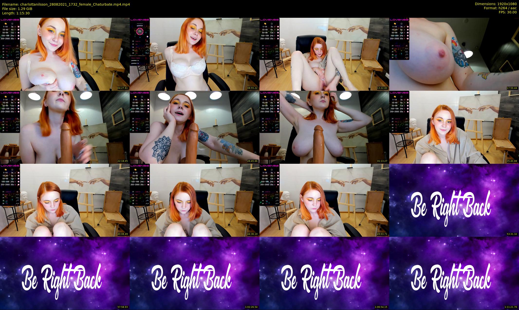 charlottanilsson — 76 minute Chaturbate female cam show recording, 1080p, Aug 28, 2021