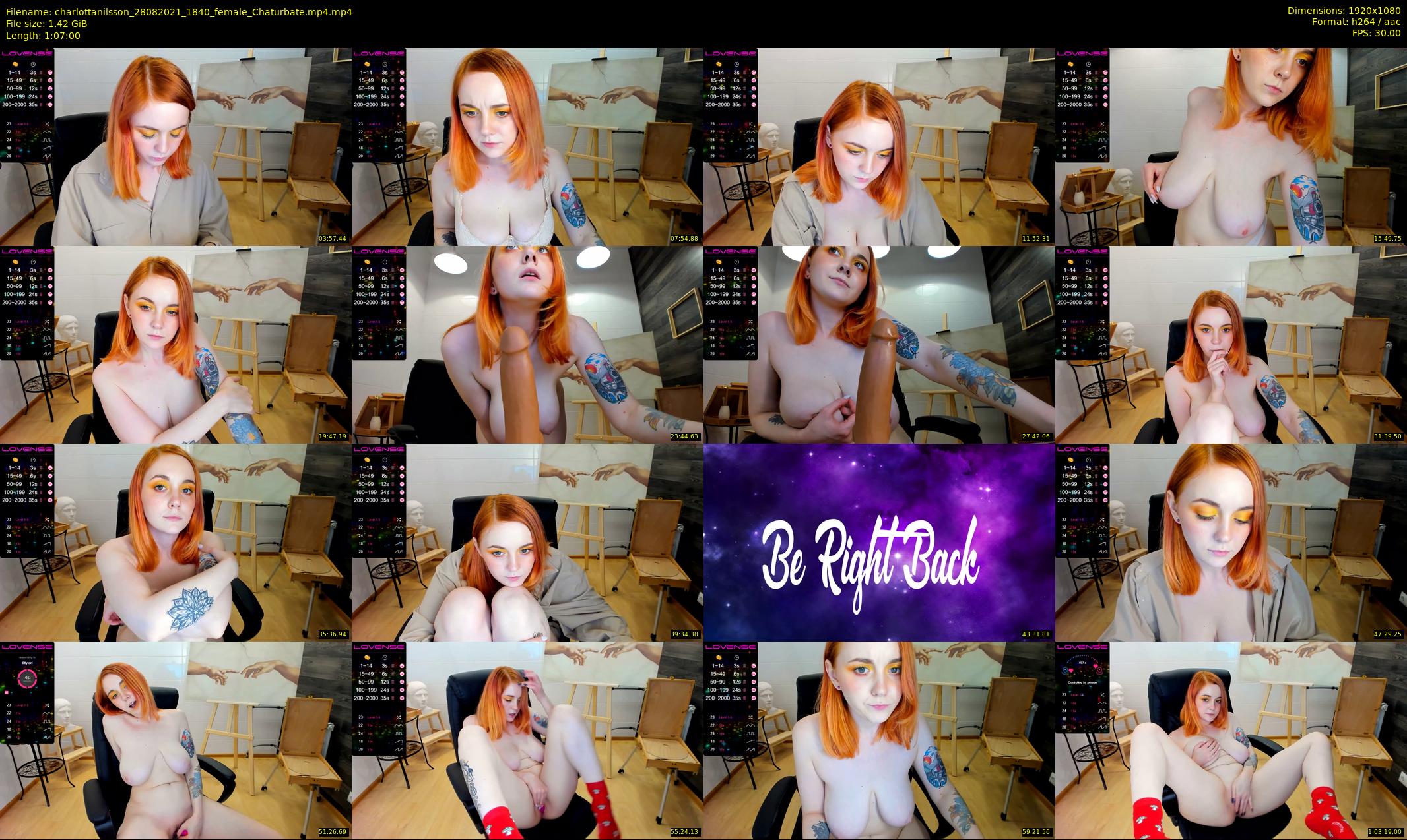 charlottanilsson — 67 minute Chaturbate female cam show recording, 1080p, Aug 28, 2021
