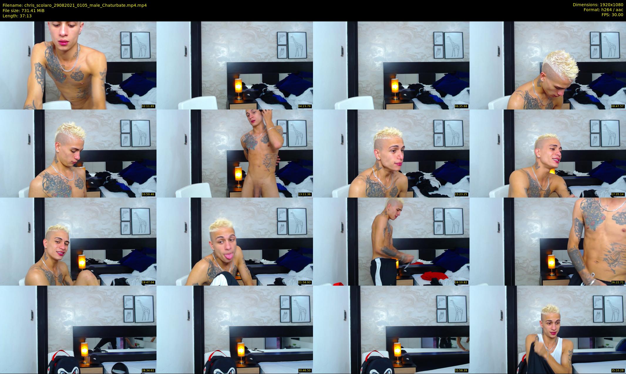 chris_scolaro — 38 minute Chaturbate male cam show recording, 1080p, Aug 29, 2021