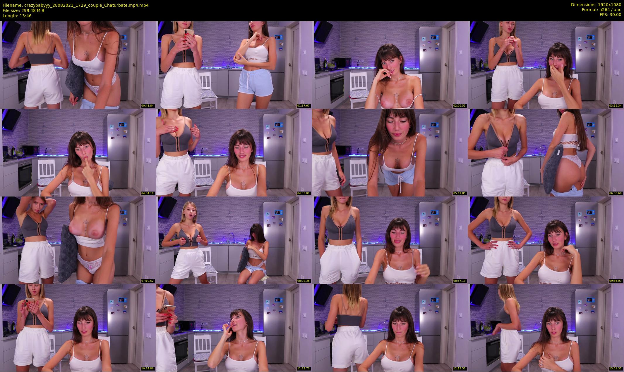 crazybabyyy — 14 minute Chaturbate couple cam show recording, 1080p, Aug 28, 2021