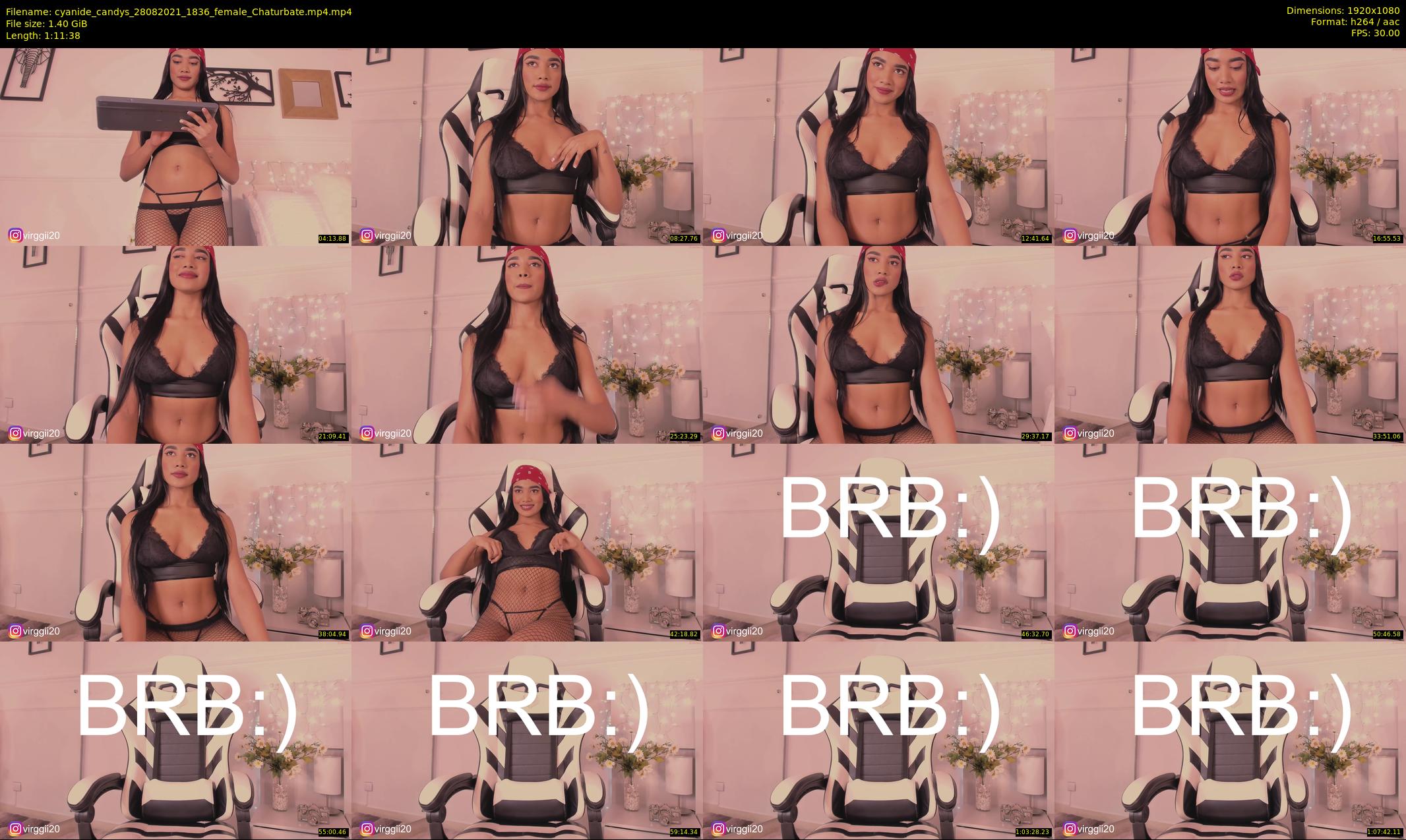cyanide_candys — 72 minute Chaturbate female cam show recording, 1080p, Aug 28, 2021