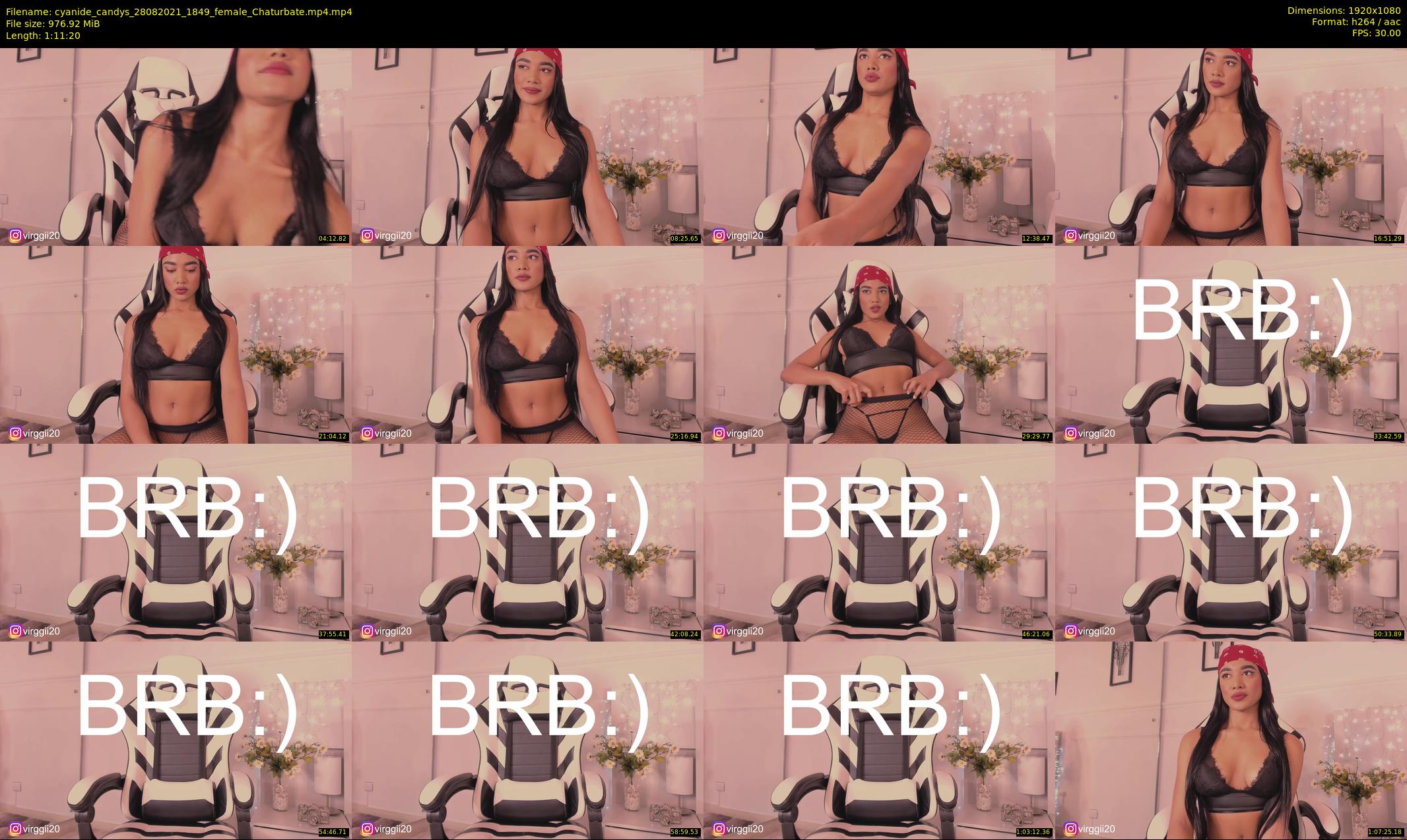 cyanide_candys — 72 minute Chaturbate female cam show recording, 1080p, Aug 28, 2021