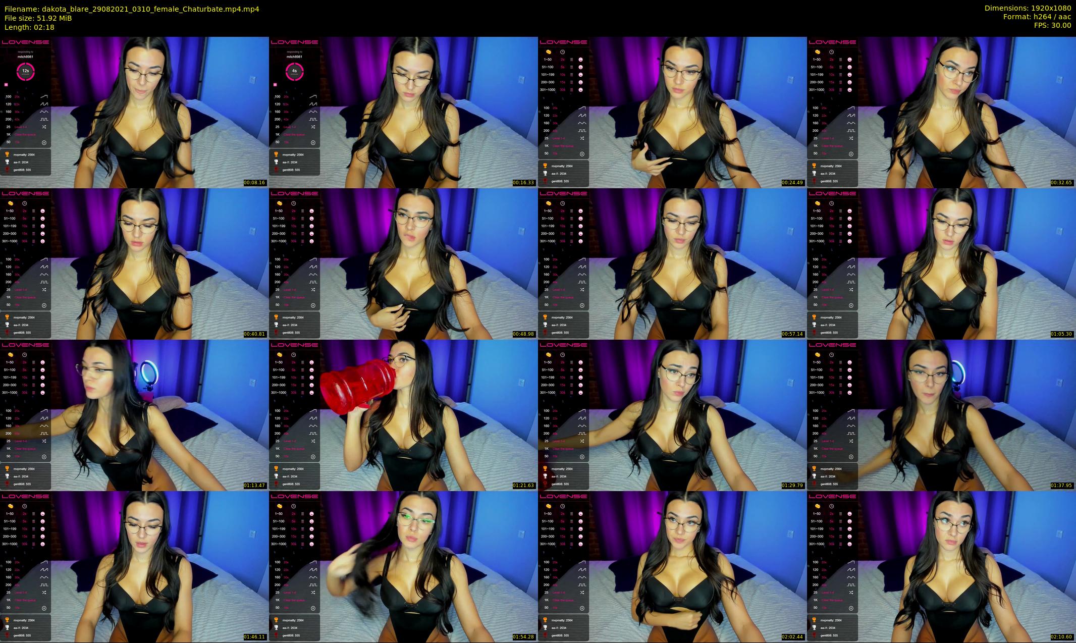 dakota_blare — 3 minute Chaturbate female cam show recording, 1080p, Aug 29, 2021