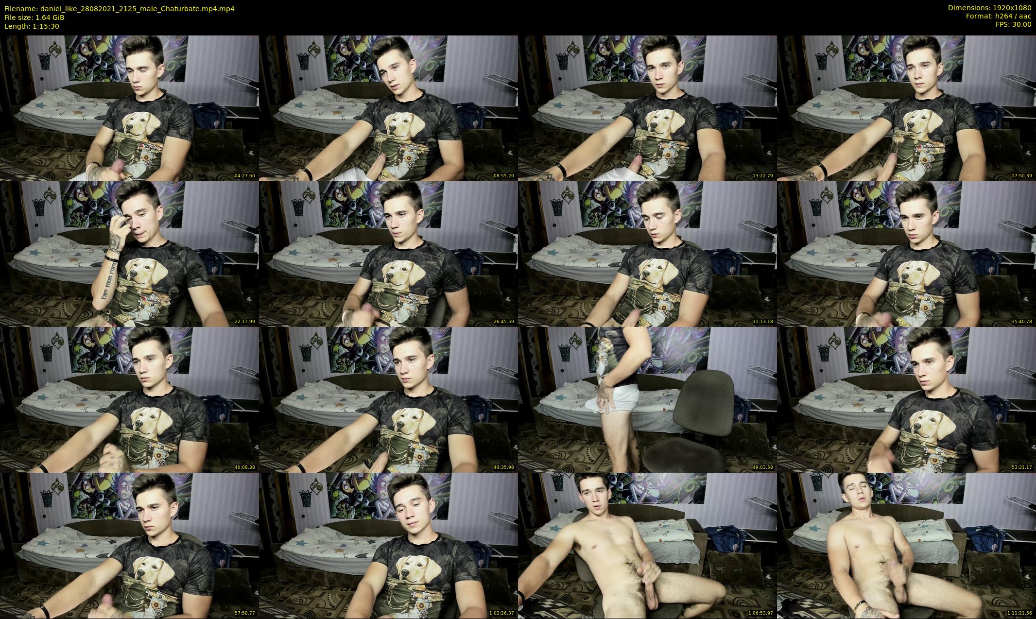 daniel_like — 76 minute Chaturbate male cam show recording, 1080p, Aug 28, 2021