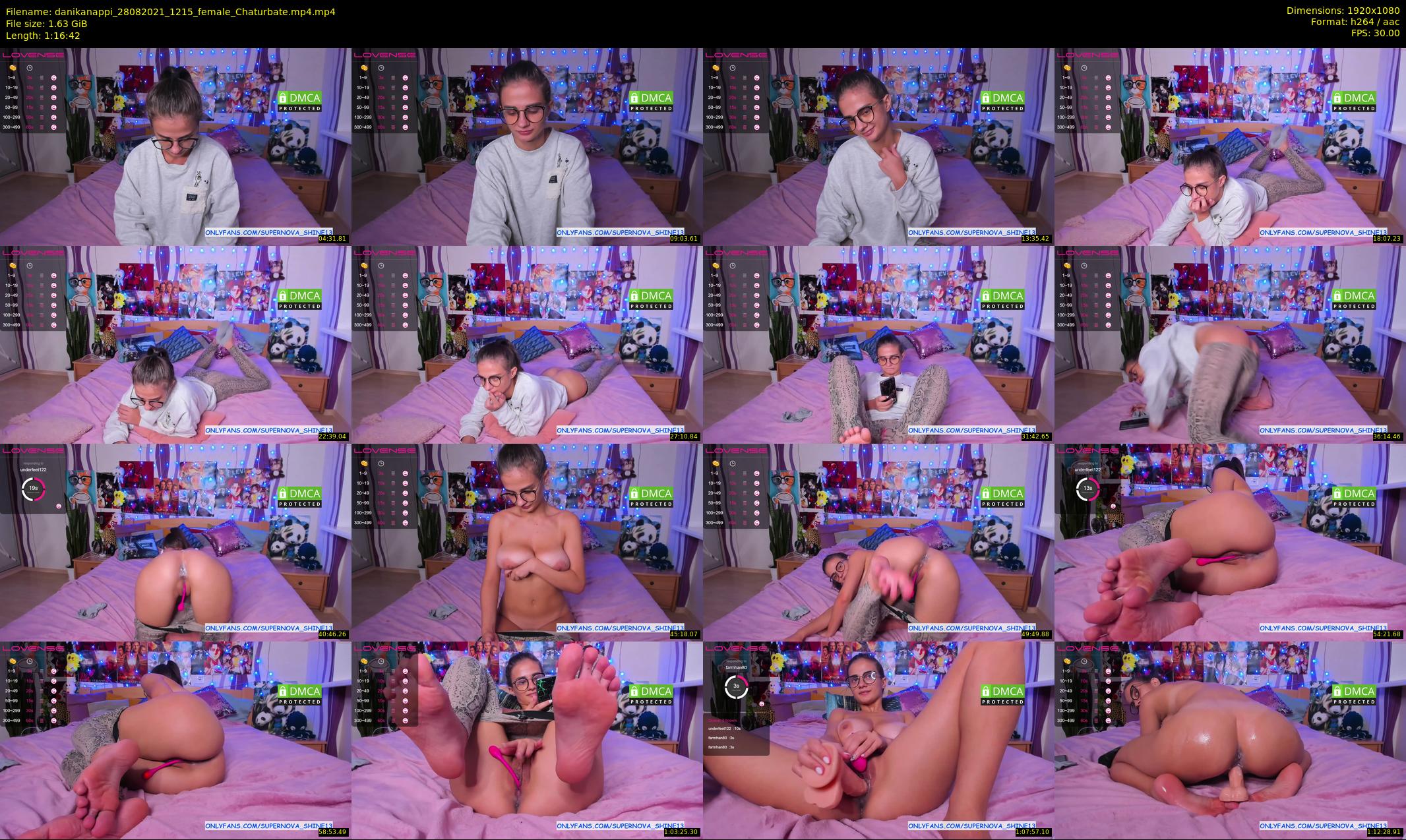 danikanappi — 77 minute Chaturbate female cam show recording, 1080p, Aug 28, 2021