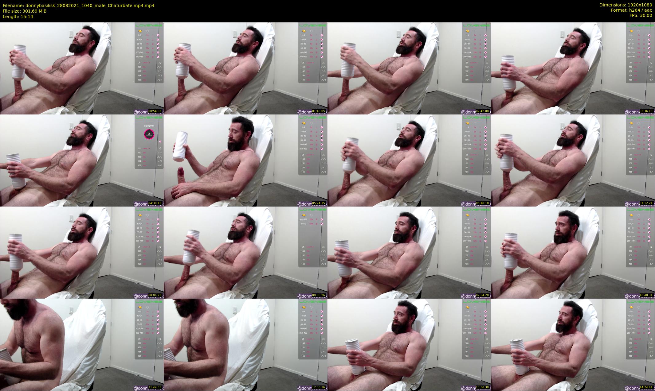donnybasilisk — 16 minute Chaturbate male cam show recording, 1080p, Aug 28, 2021