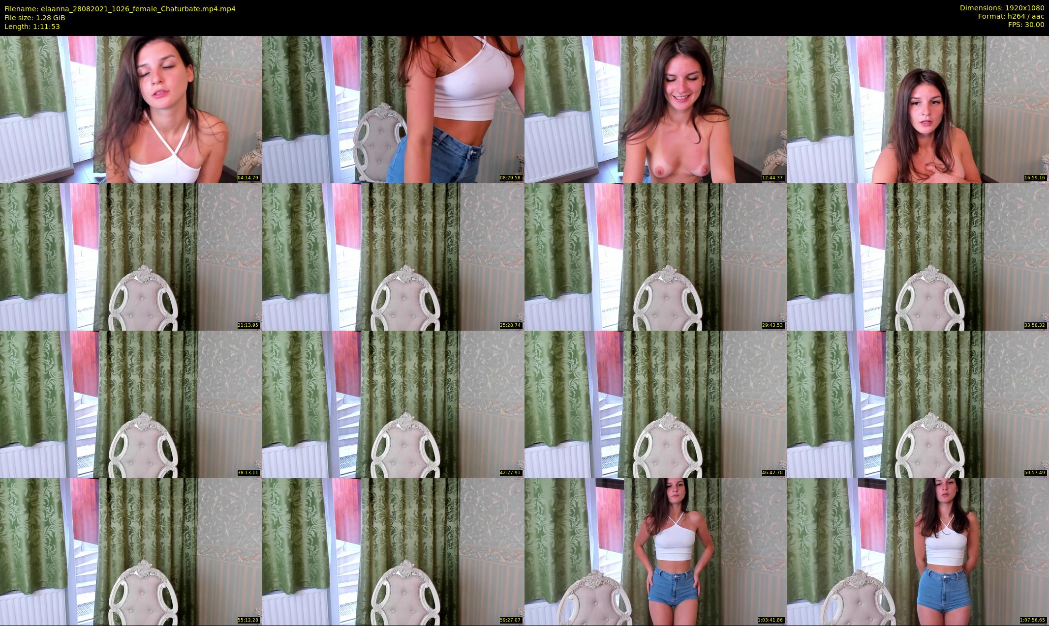elaanna — 72 minute Chaturbate female cam show recording, 1080p, Aug 28, 2021