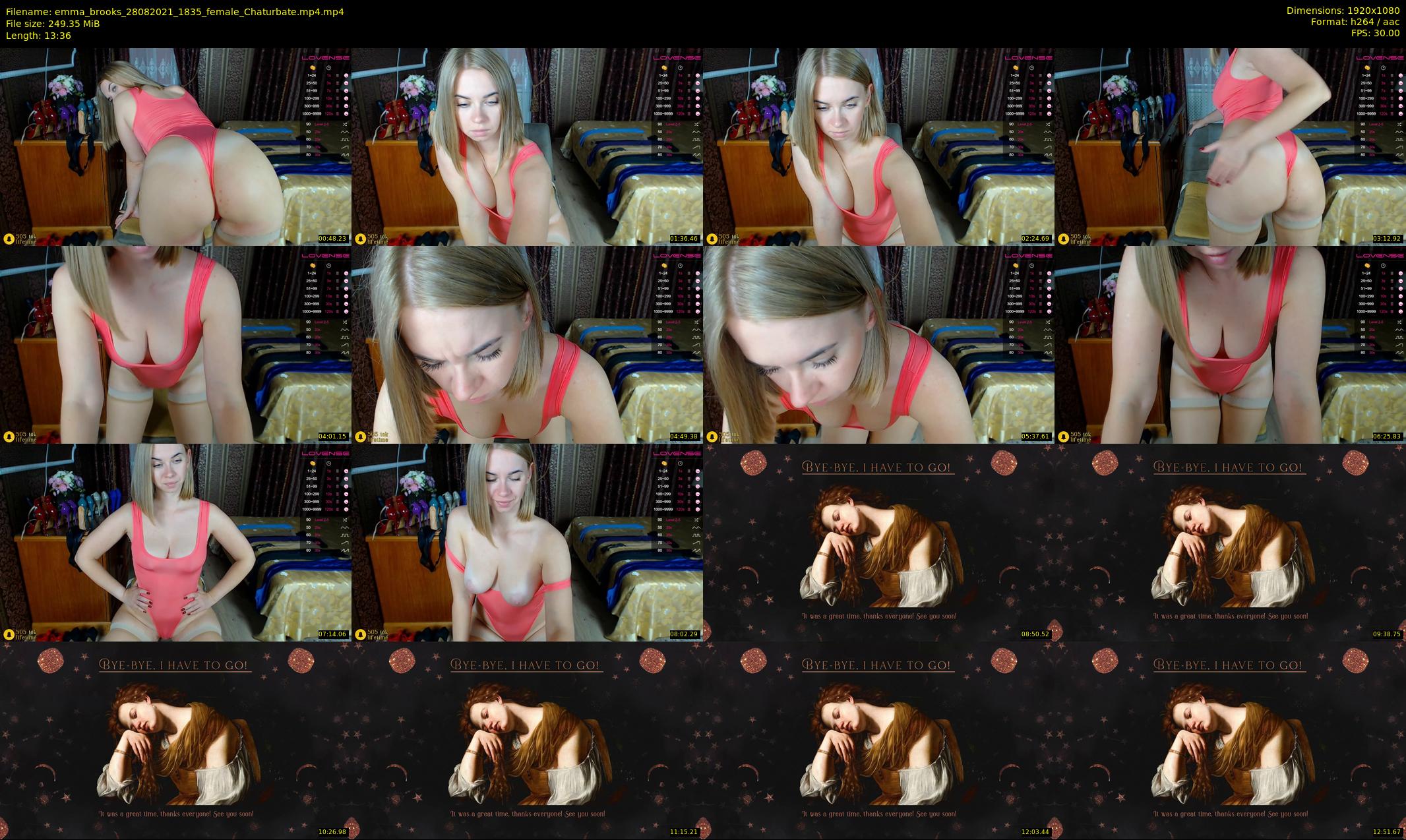 emma_brooks — 14 minute Chaturbate female cam show recording, 1080p, Aug 28, 2021