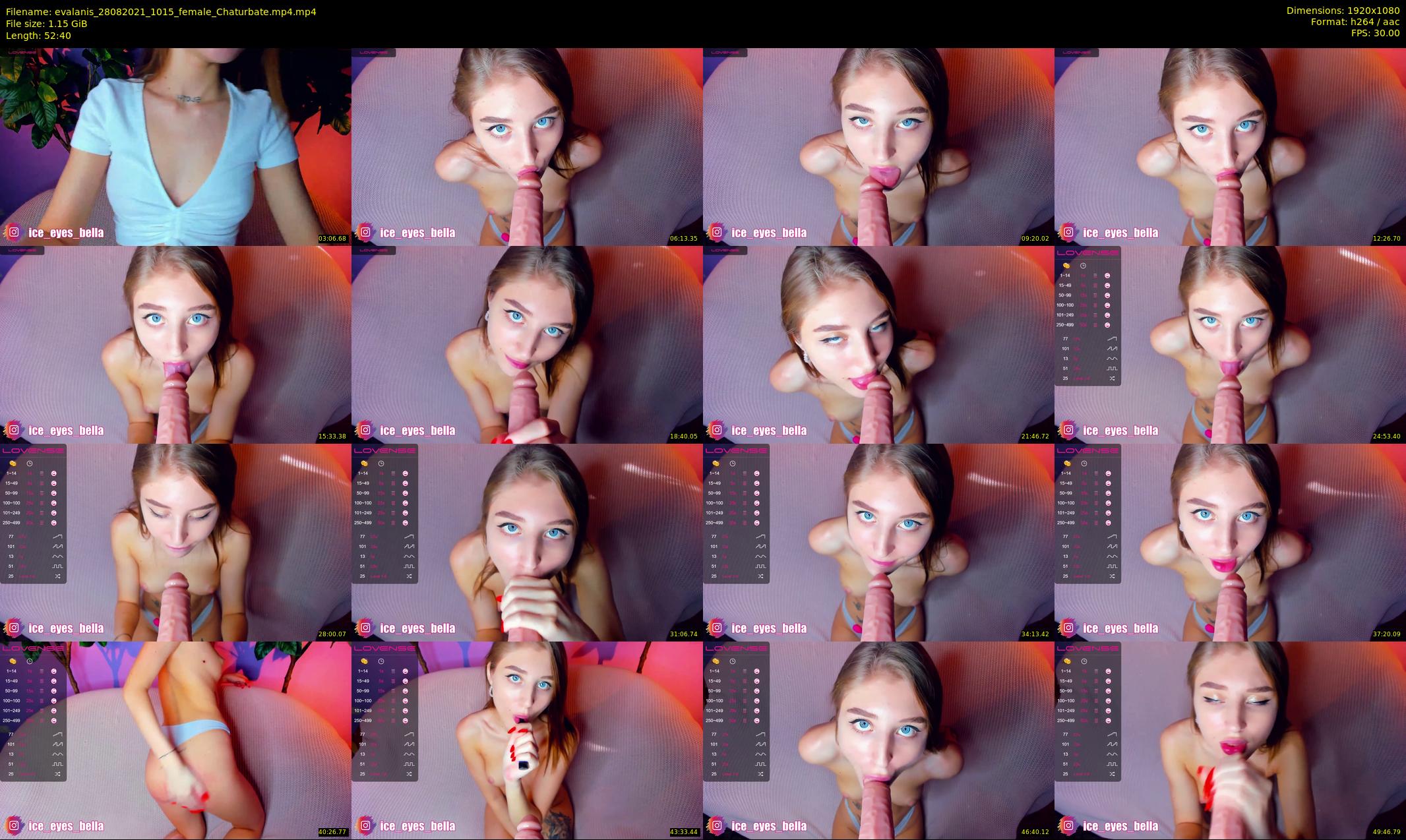 evalanis — 53 minute Chaturbate couple cam show recording, 1080p, Aug 28, 2021