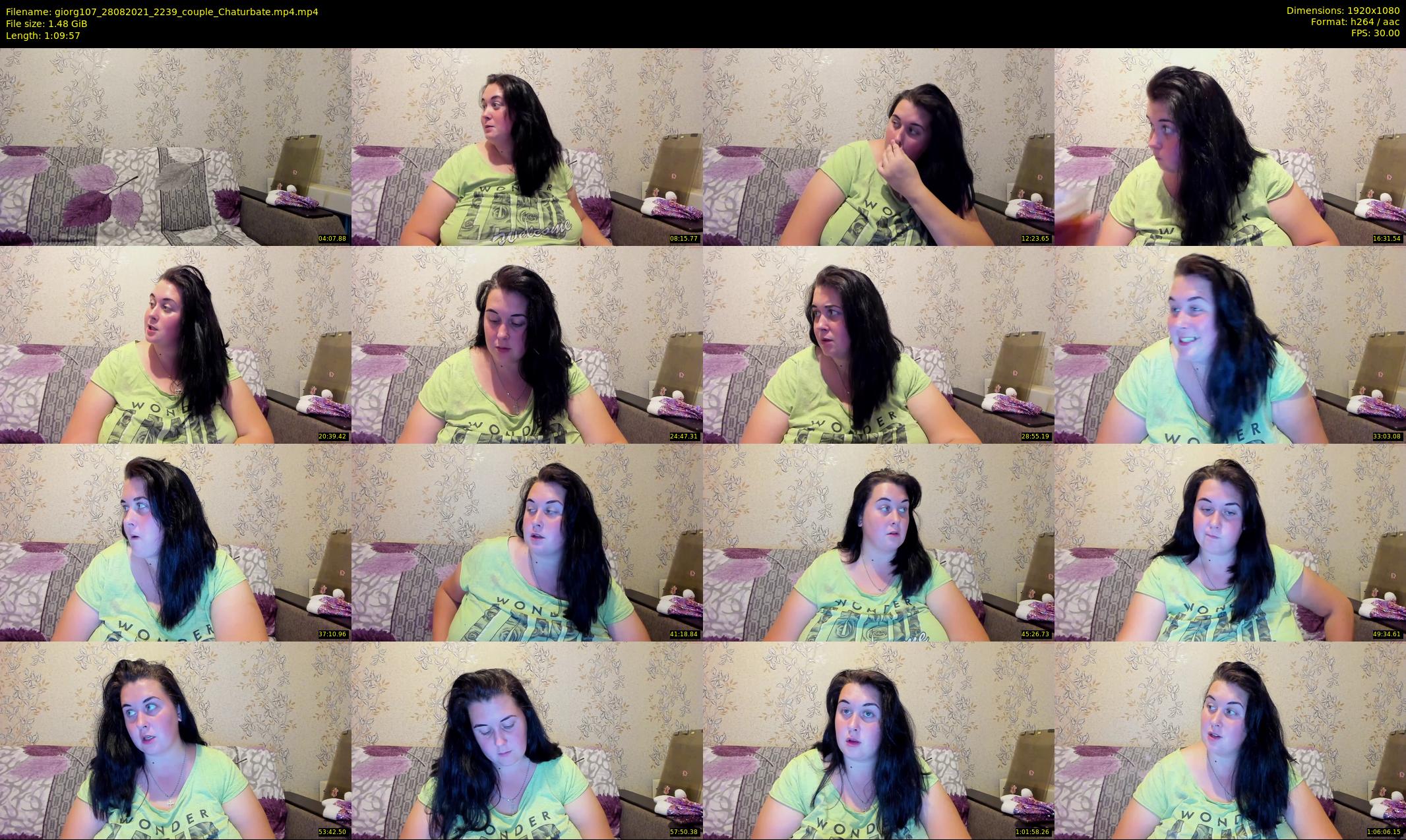 giorg107 — 70 minute Chaturbate couple cam show recording, 1080p, Aug 28, 2021