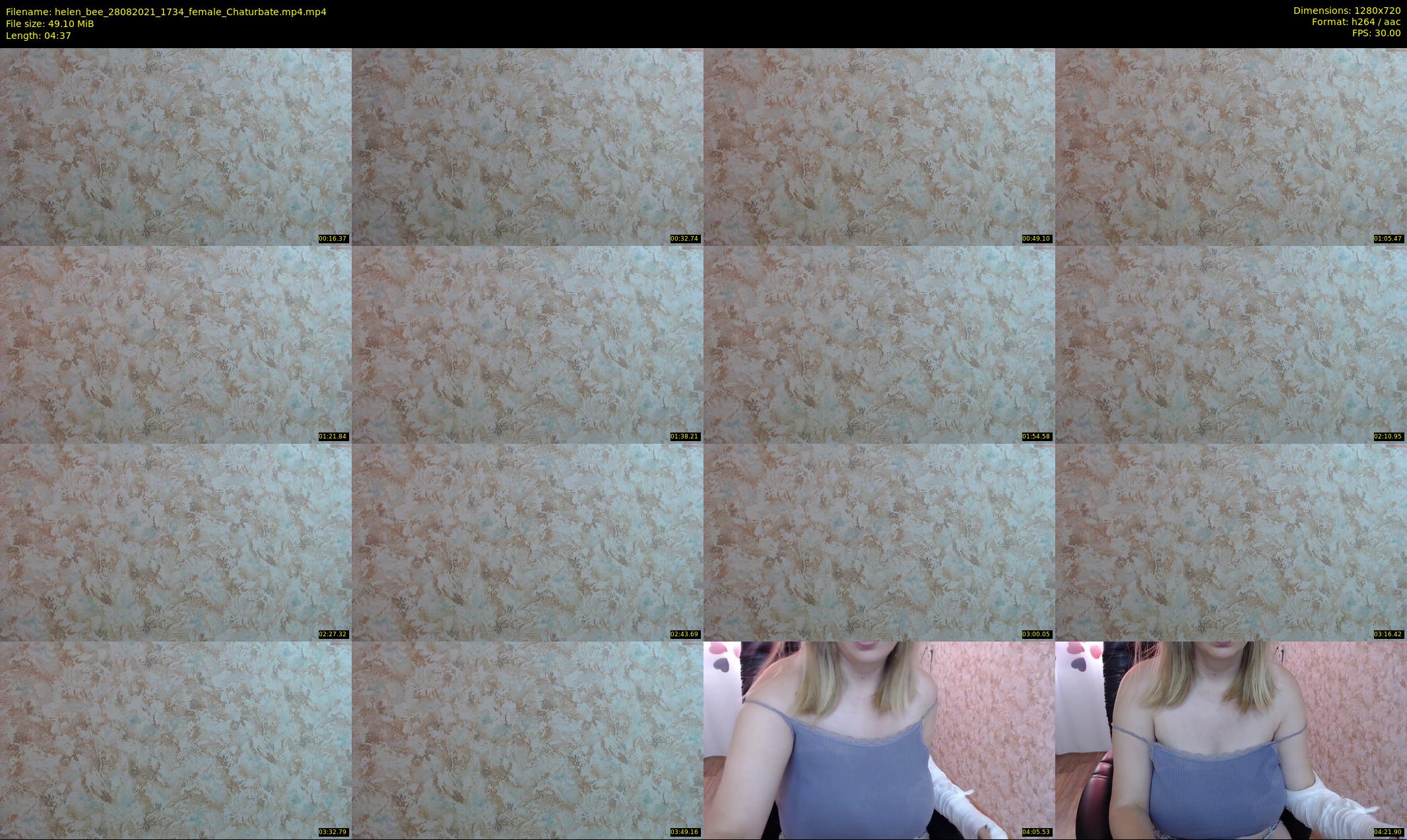 helen_bee — 5 minute Chaturbate female cam show recording, 720p, Aug 28, 2021