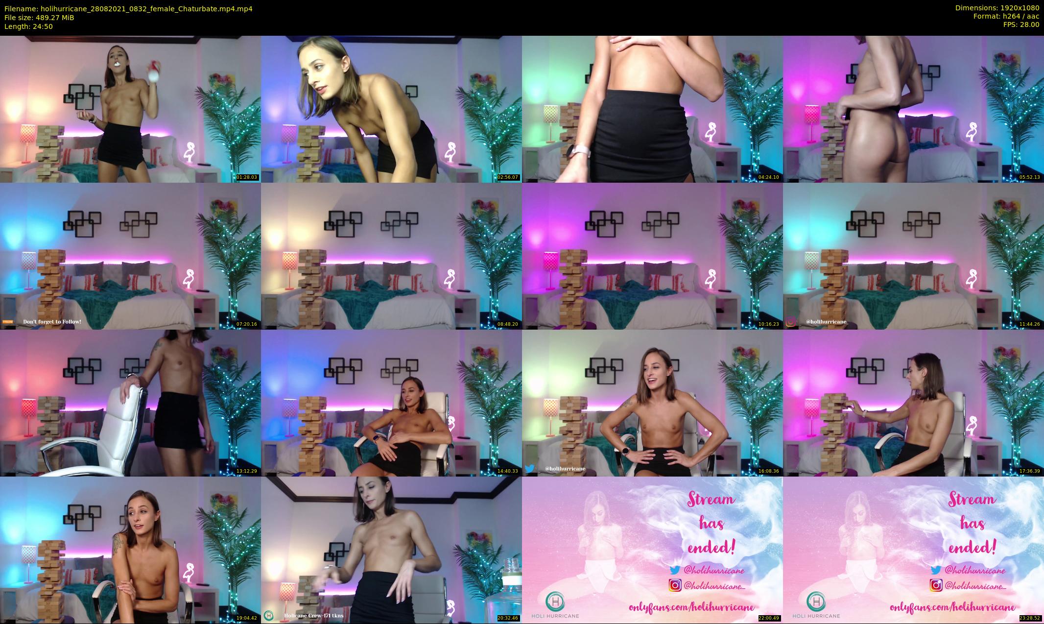 holihurricane — 25 minute Chaturbate female cam show recording, 1080p, Aug 28, 2021