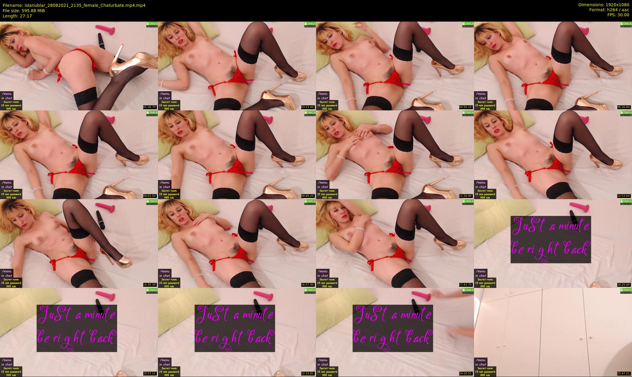 islanublar — 28 minute Chaturbate female cam show recording, 1080p, Aug 28, 2021