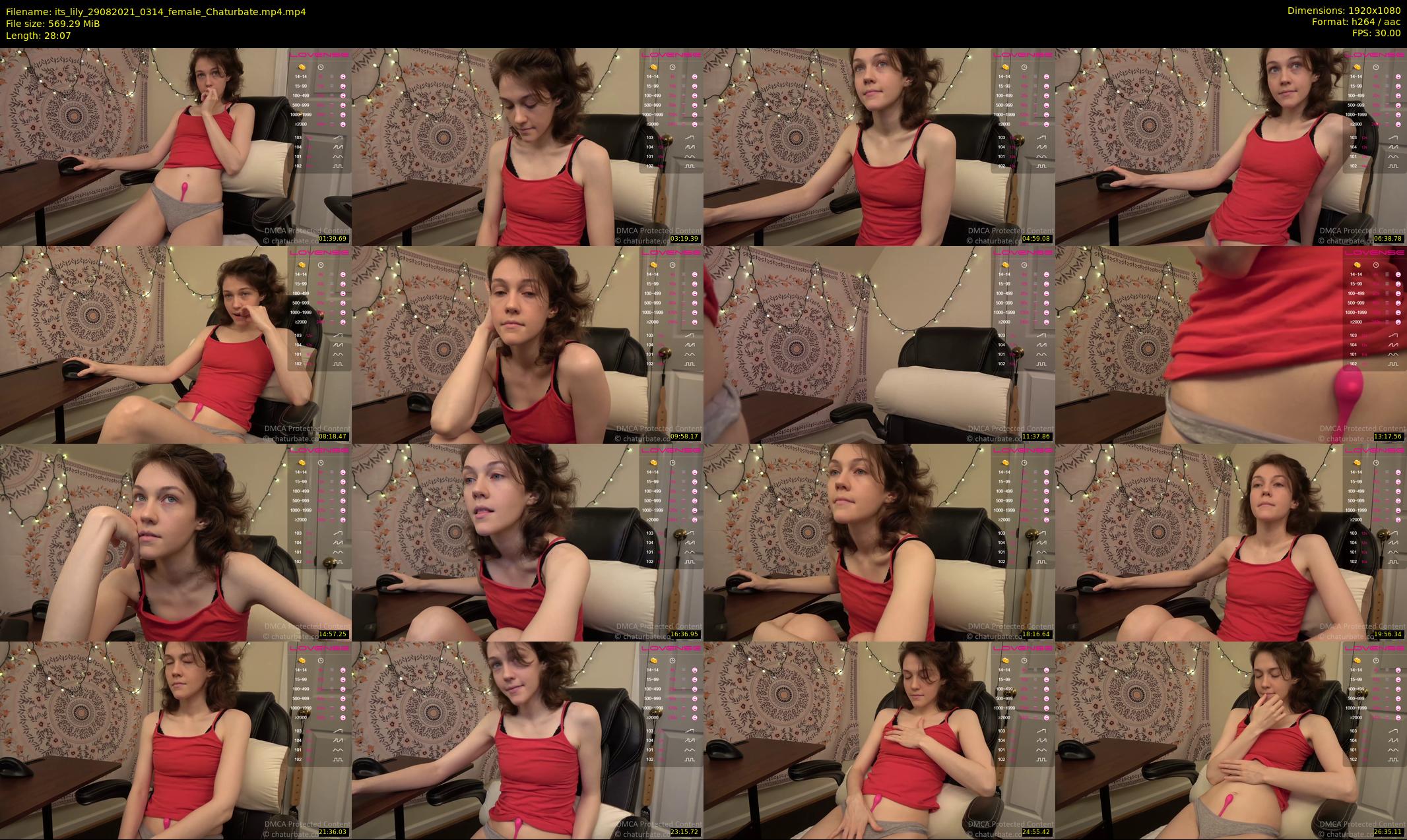 its_lily — 29 minute Chaturbate female cam show recording, 1080p, Aug 29, 2021