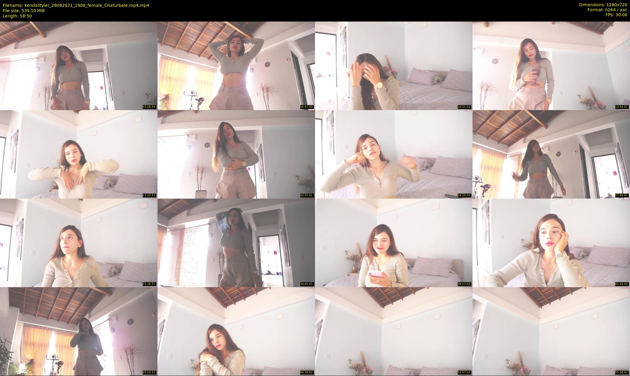 kendalltyler — 59 minute Chaturbate female cam show recording, 720p, Aug 28, 2021