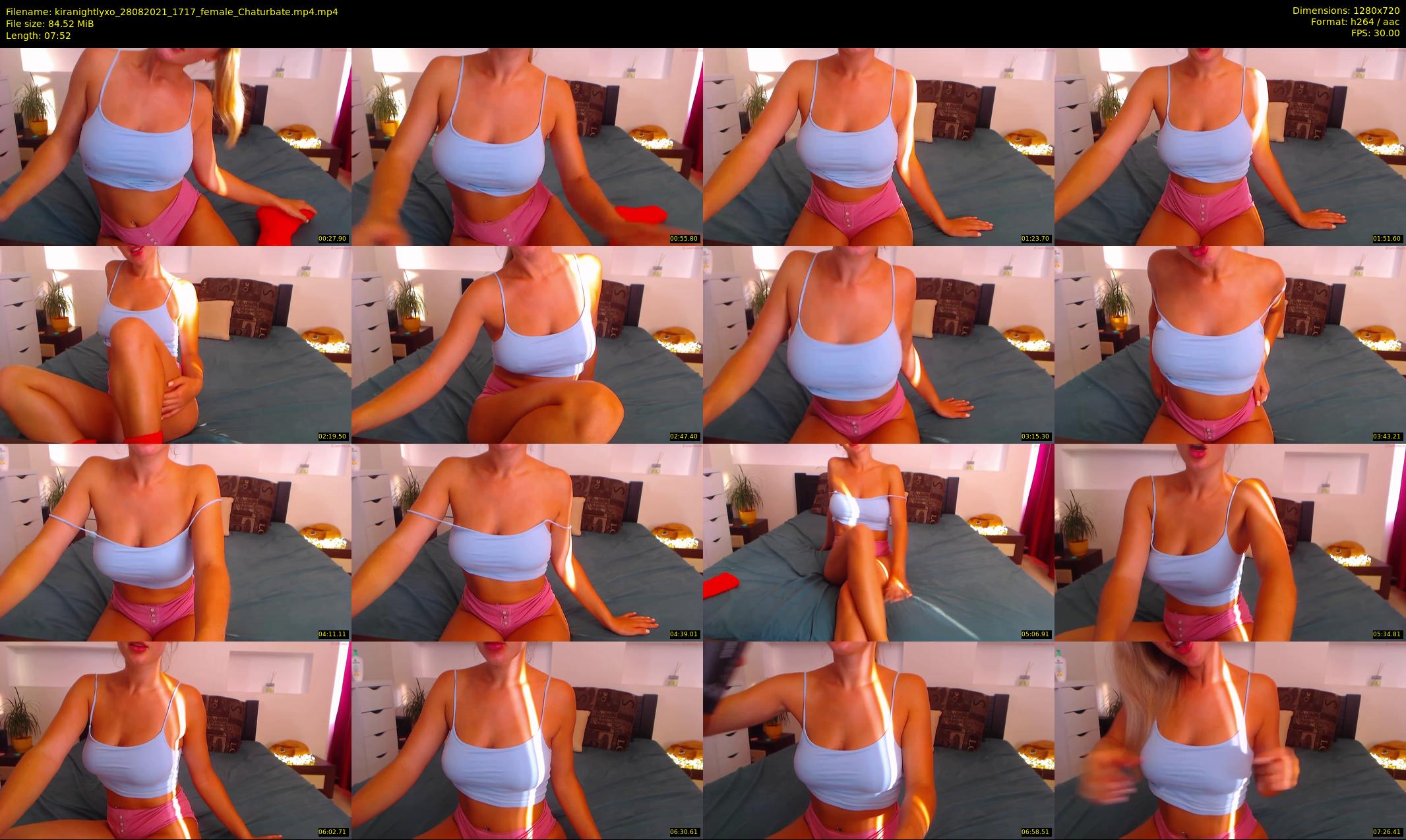kiranightlyxo — 8 minute Chaturbate female cam show recording, 720p, Aug 28, 2021