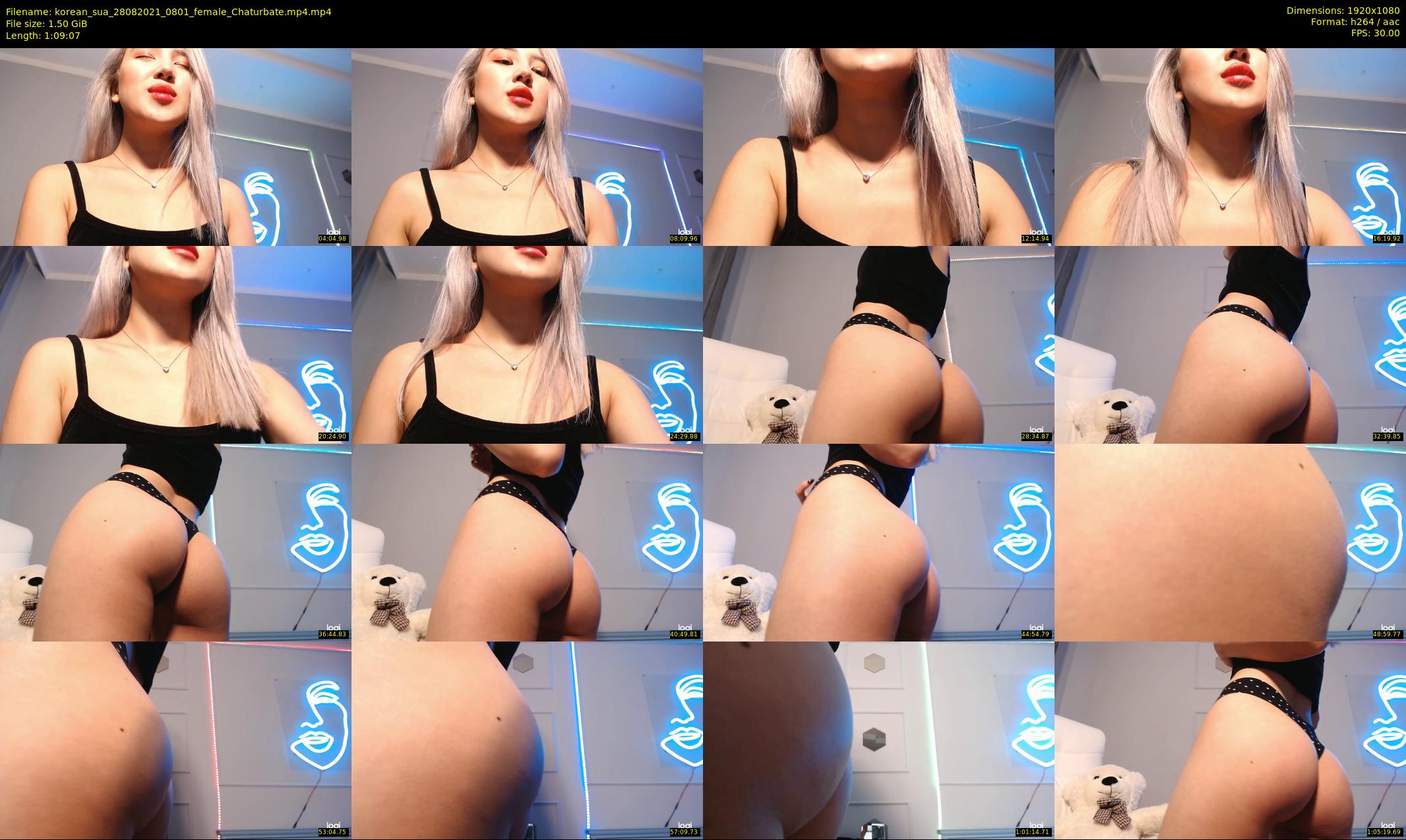 korean_sua — 70 minute Chaturbate female cam show recording, 1080p, Aug 28, 2021