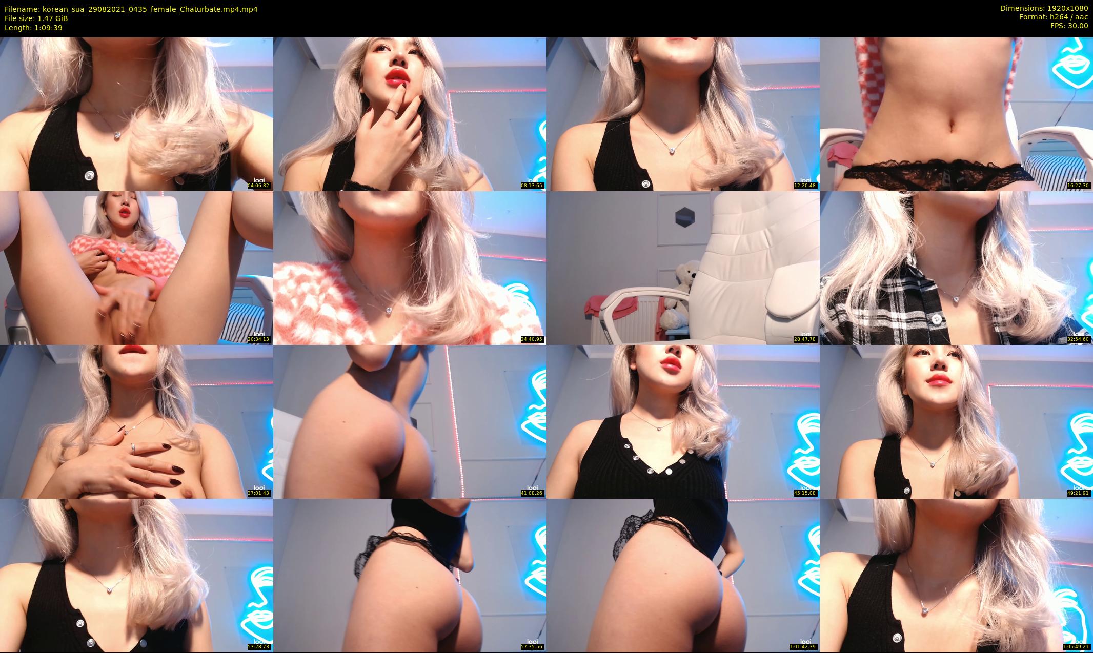 korean_sua — 70 minute Chaturbate female cam show recording, 1080p, Aug 29, 2021