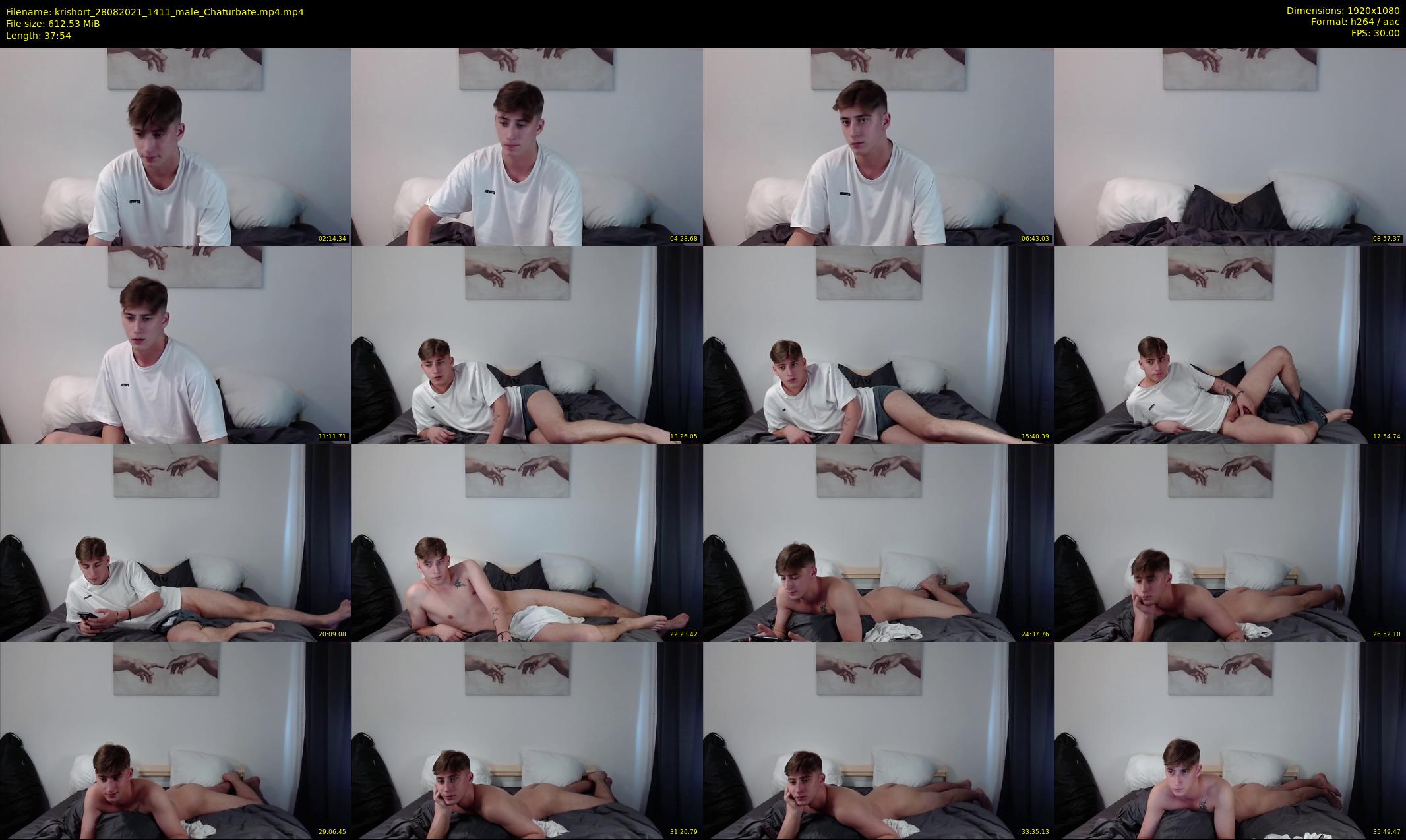 krishort — 38 minute Chaturbate male cam show recording, 1080p, Aug 28, 2021