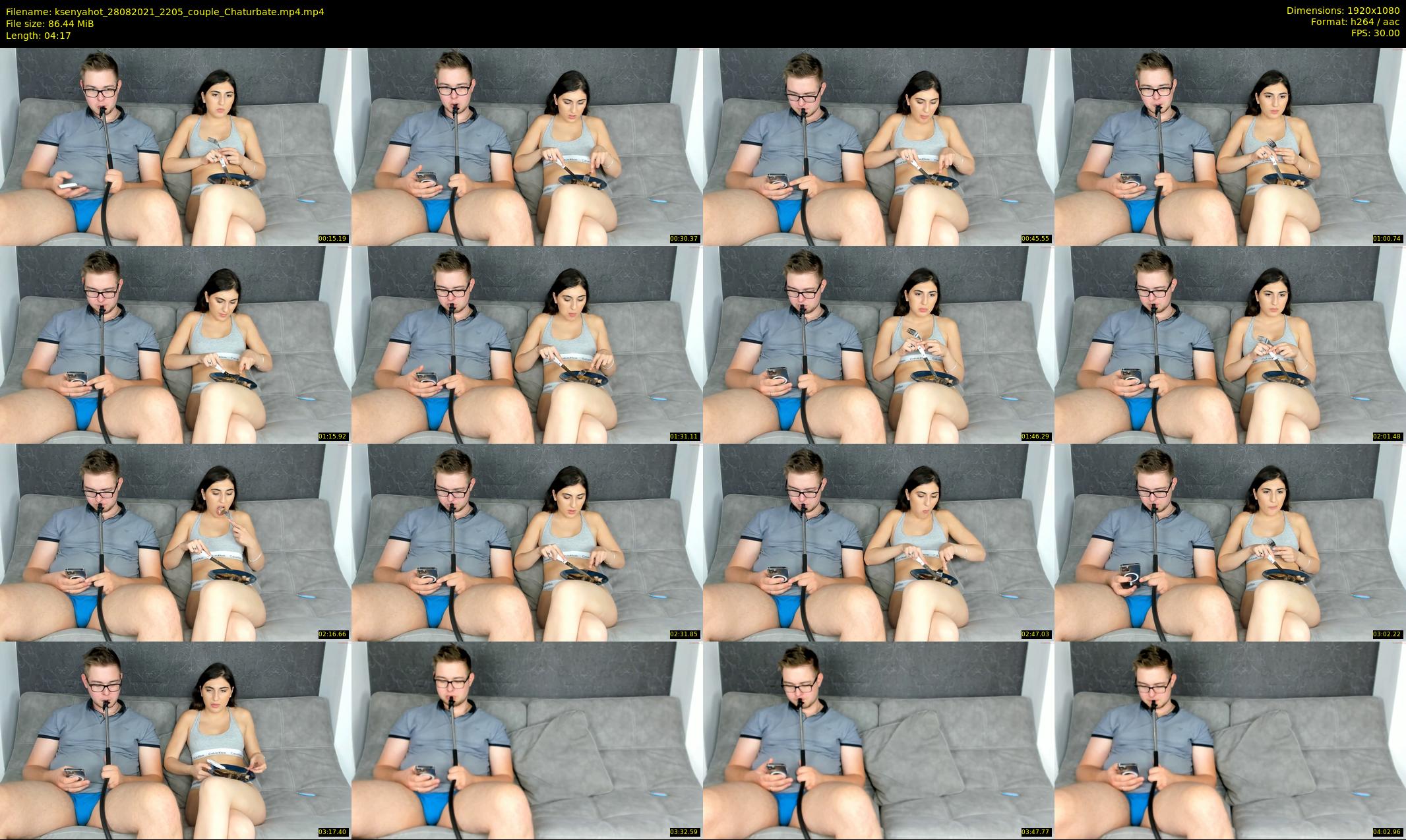 ksenyahot — 5 minute Chaturbate couple cam show recording, 1080p, Aug 28, 2021