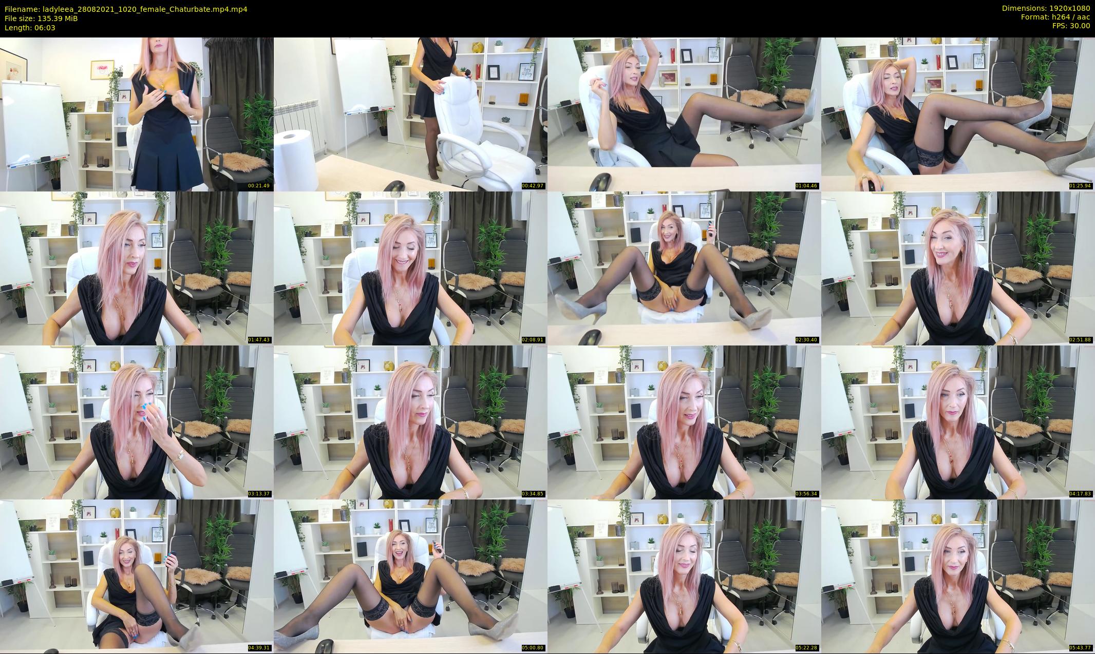 ladyleea — 7 minute Chaturbate female cam show recording, 1080p, Aug 28, 2021