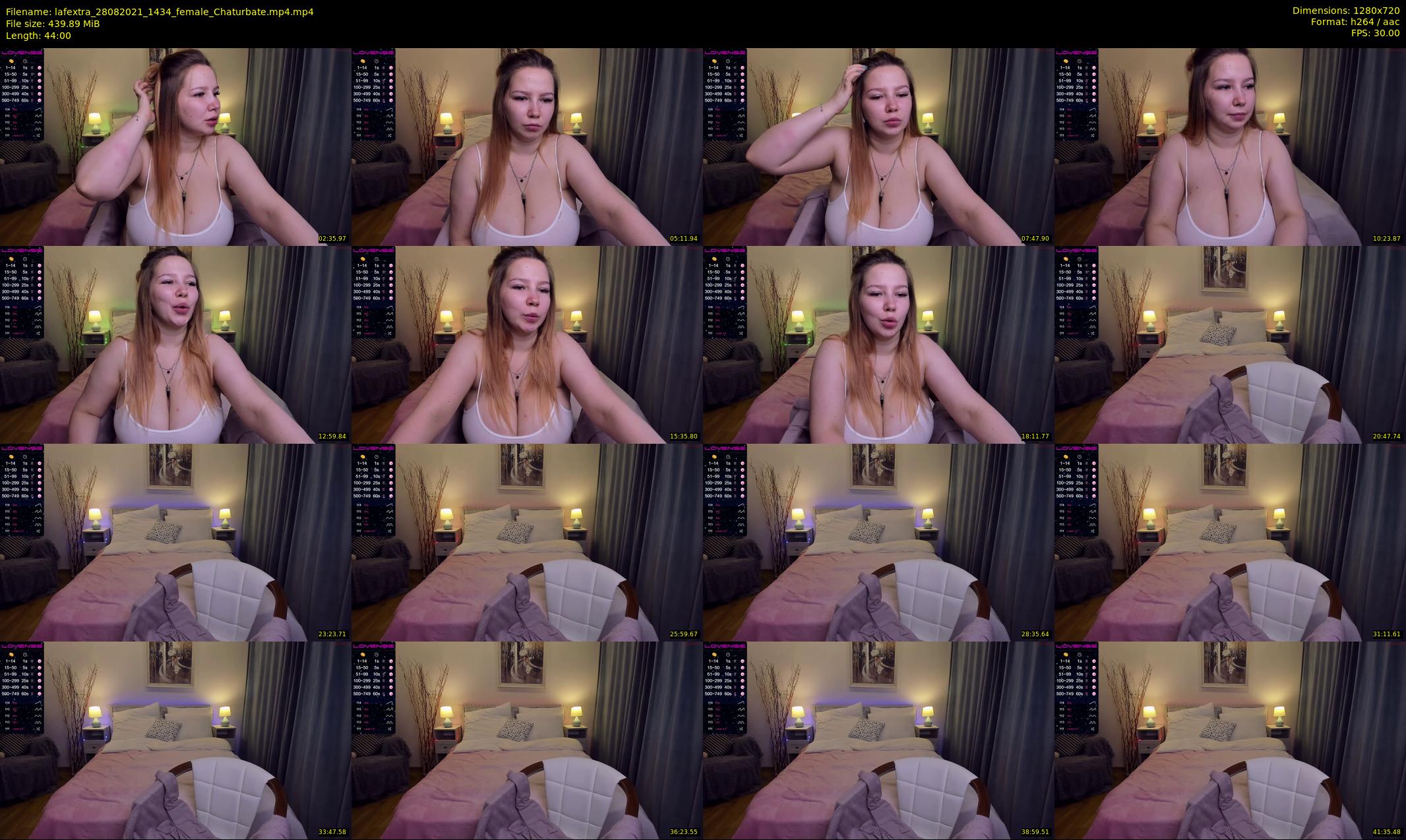 lafextra — 44 minute Chaturbate female cam show recording, 720p, Aug 28, 2021