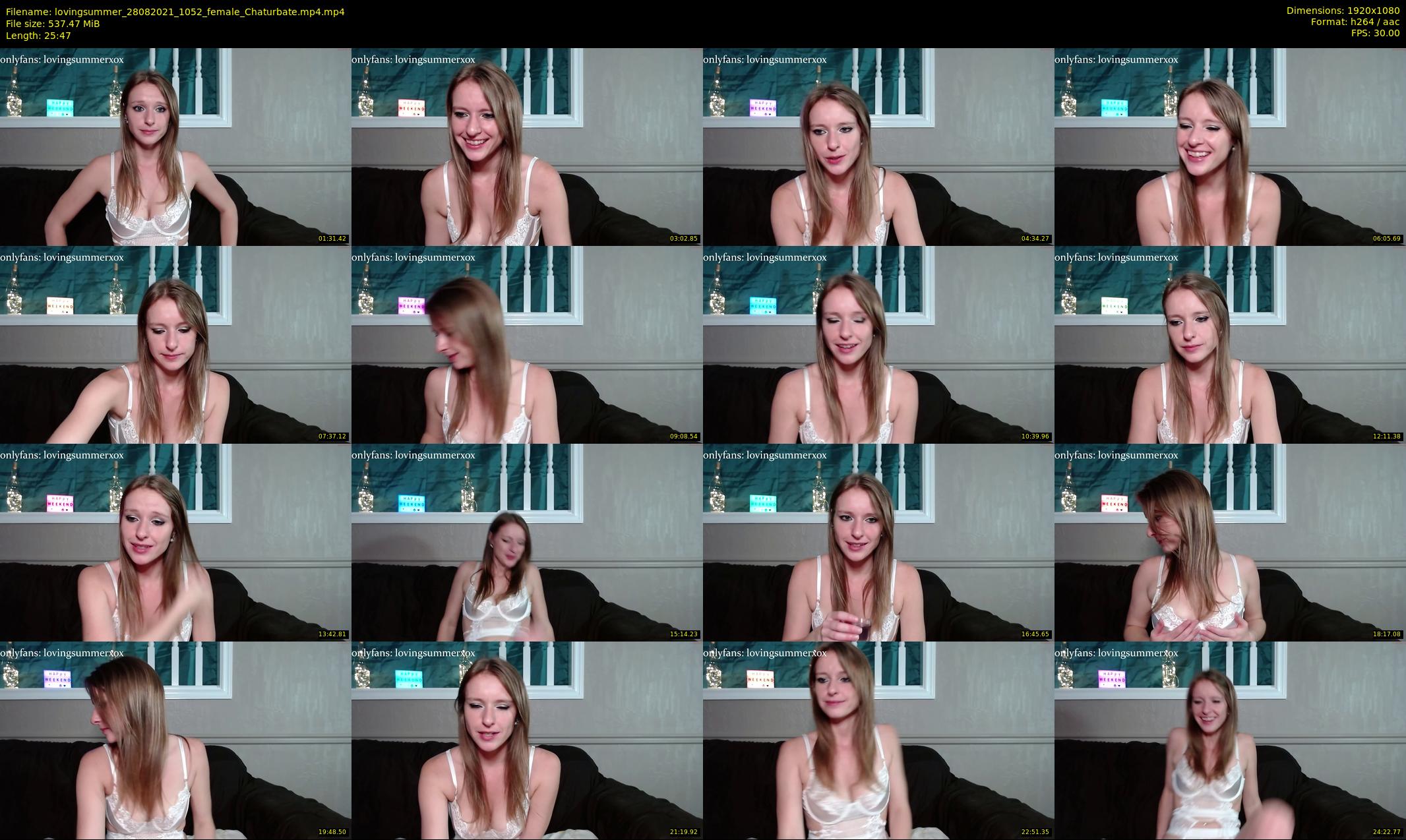 lovingsummer — 26 minute Chaturbate female cam show recording, 1080p, Aug 28, 2021