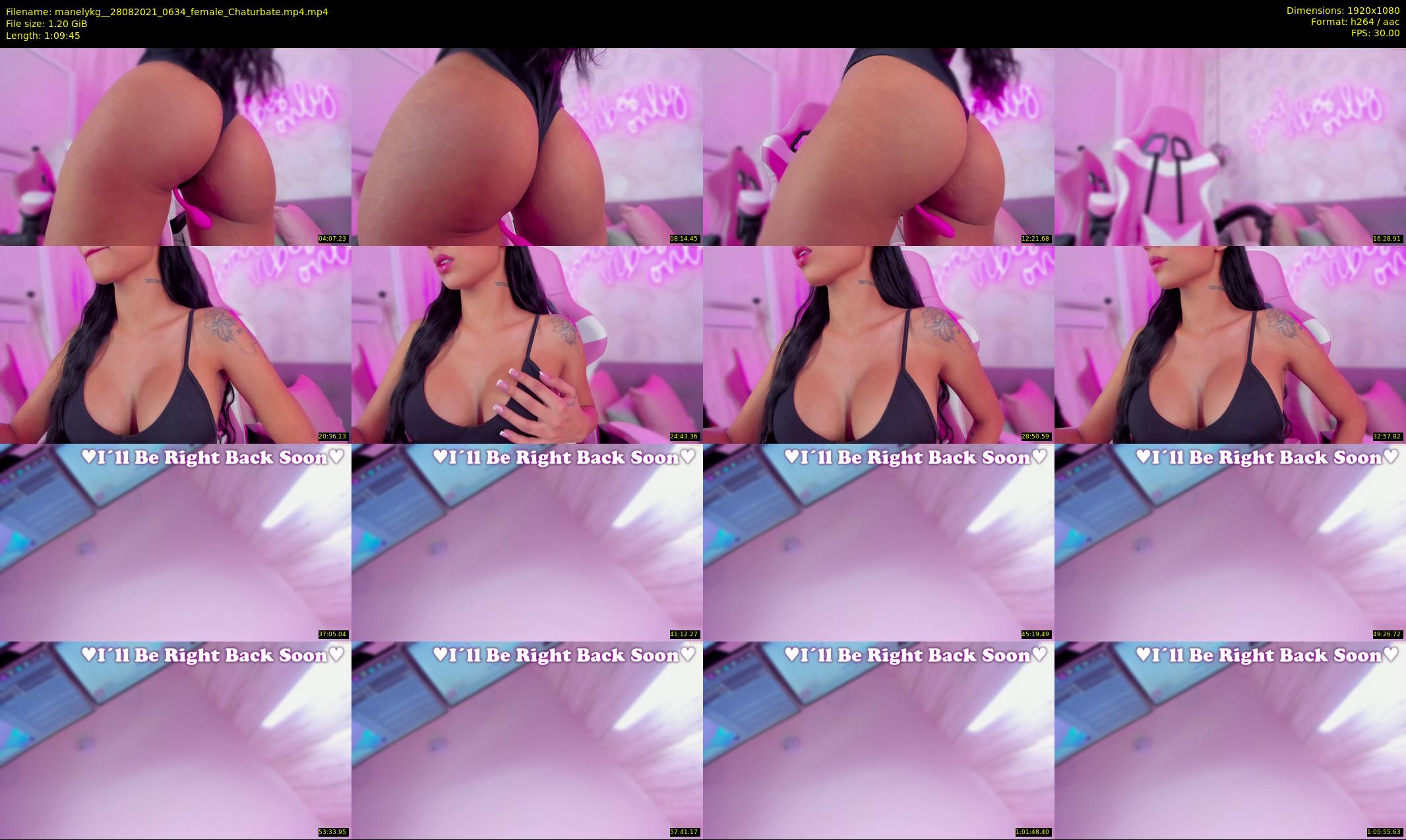 manelykg_ — 70 minute Chaturbate female cam show recording, 1080p, Aug 28, 2021