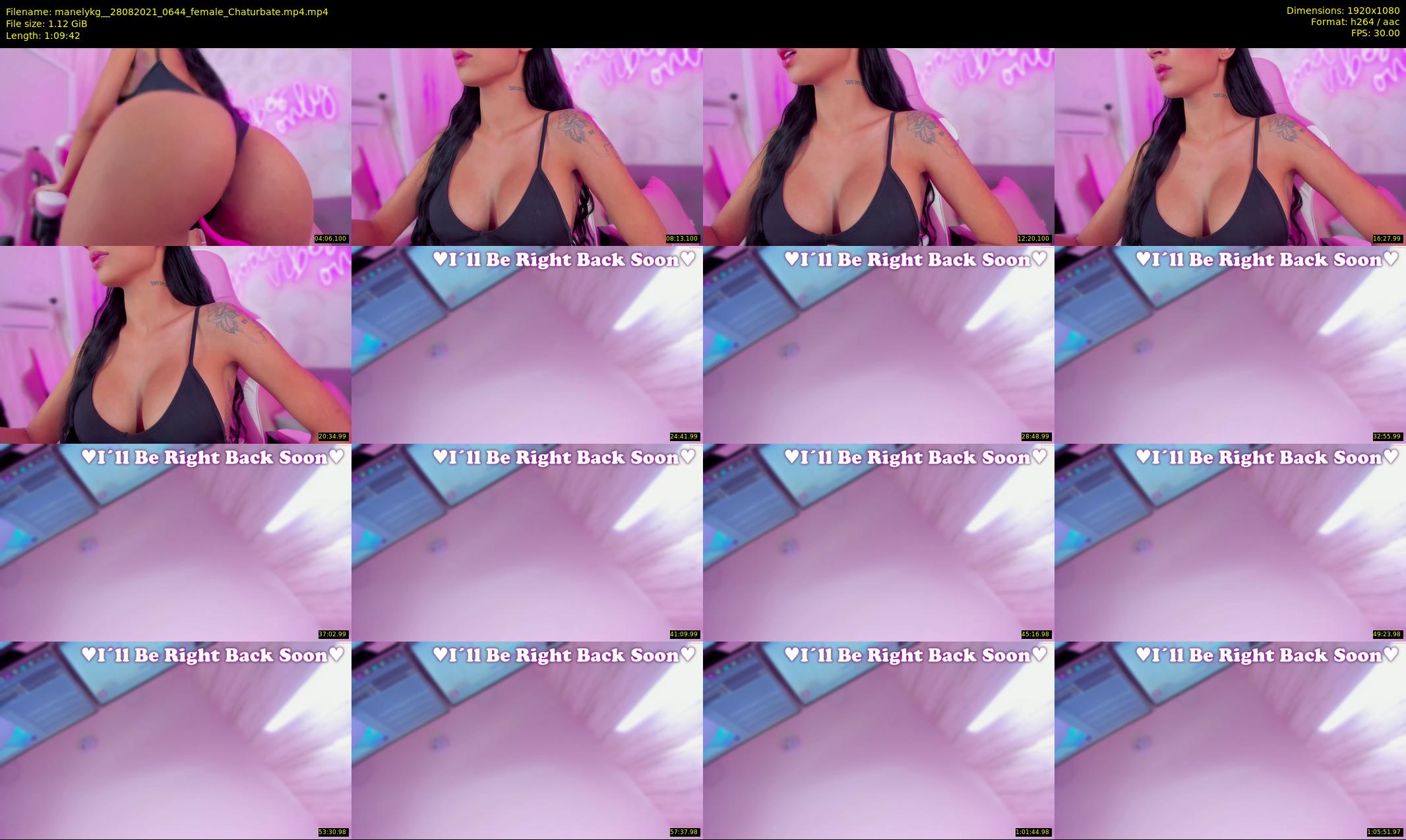 manelykg_ — 70 minute Chaturbate female cam show recording, 1080p, Aug 28, 2021