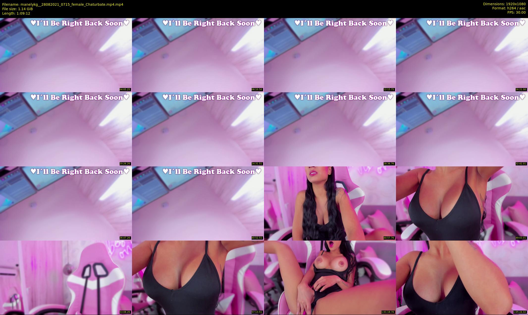 manelykg_ — 70 minute Chaturbate female cam show recording, 1080p, Aug 28, 2021