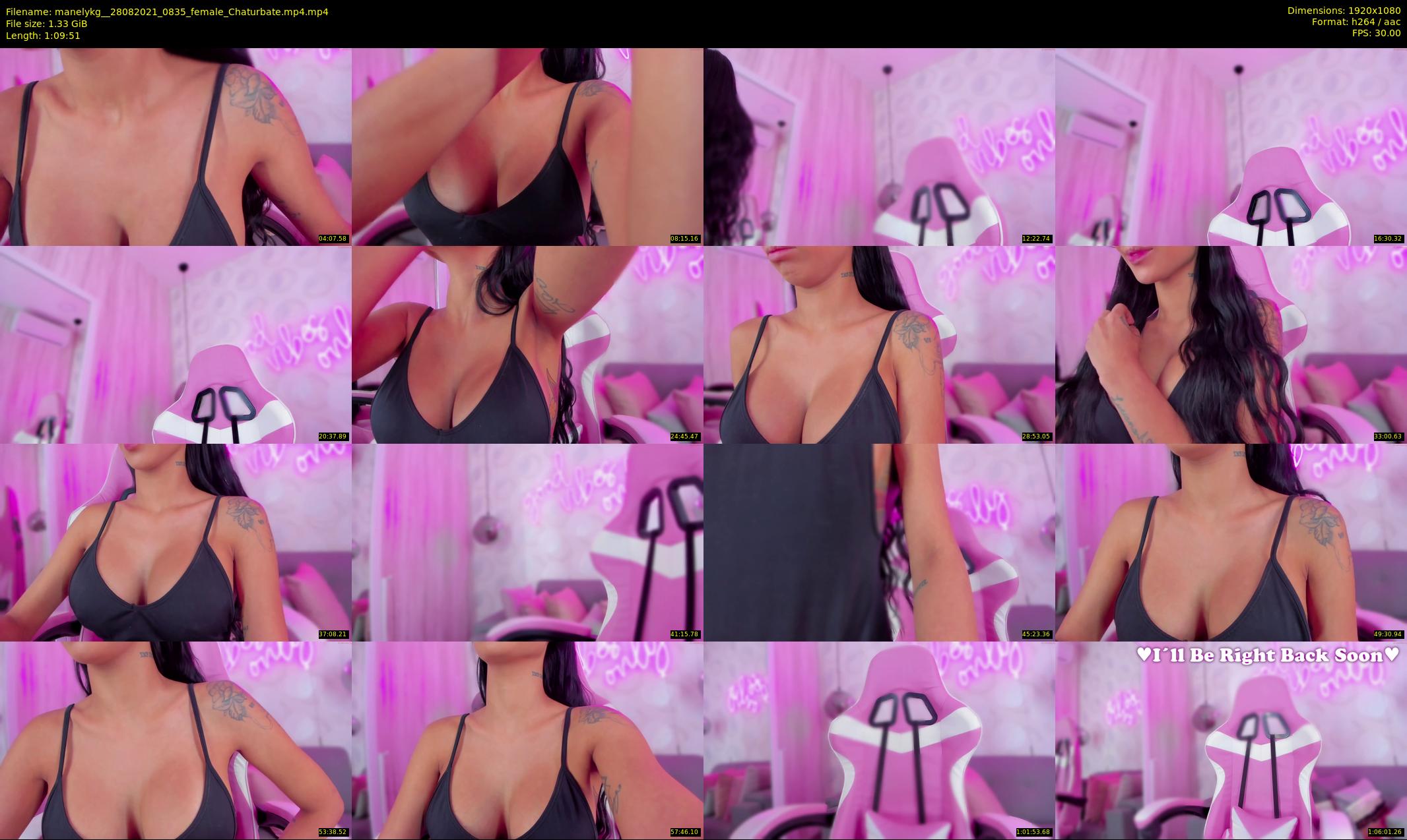 manelykg_ — 70 minute Chaturbate female cam show recording, 1080p, Aug 28, 2021