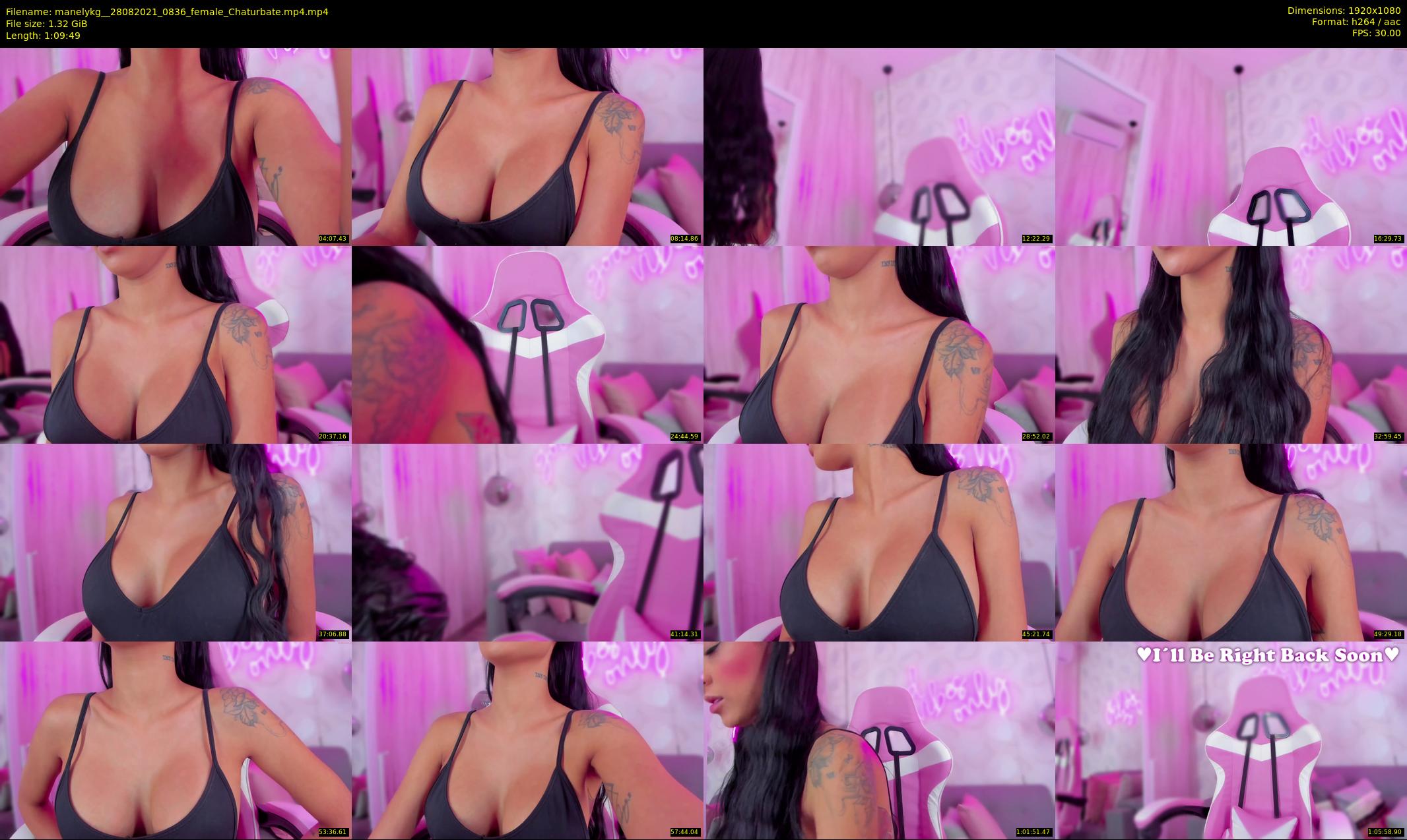 manelykg_ — 70 minute Chaturbate female cam show recording, 1080p, Aug 28, 2021