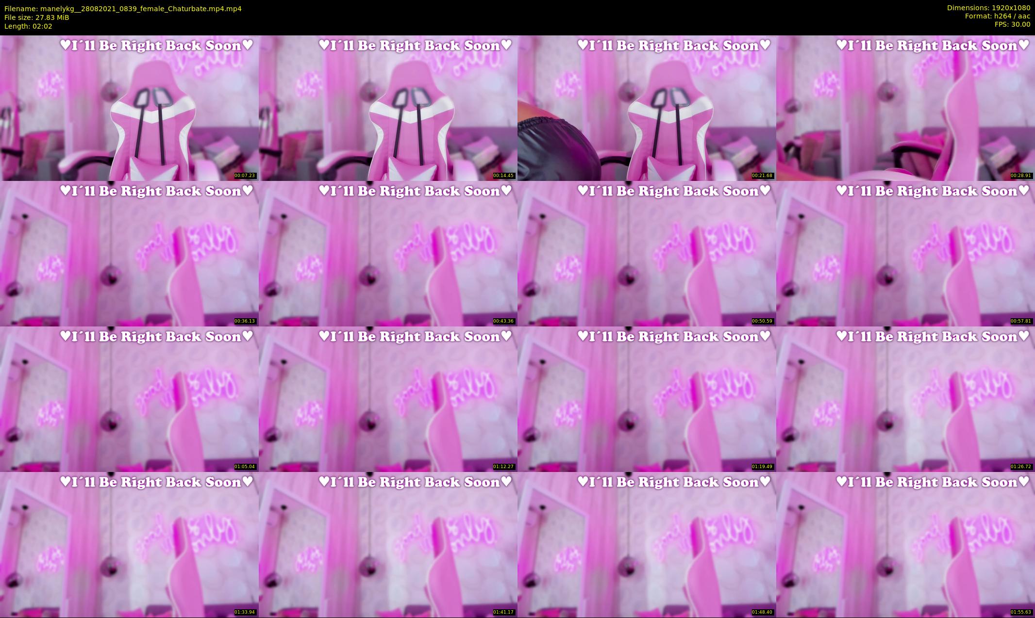manelykg_ — 3 minute Chaturbate female cam show recording, 1080p, Aug 28, 2021