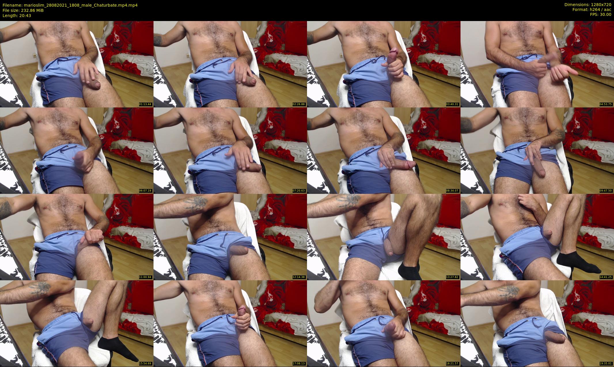 marioslim — 21 minute Chaturbate male cam show recording, 720p, Aug 28, 2021