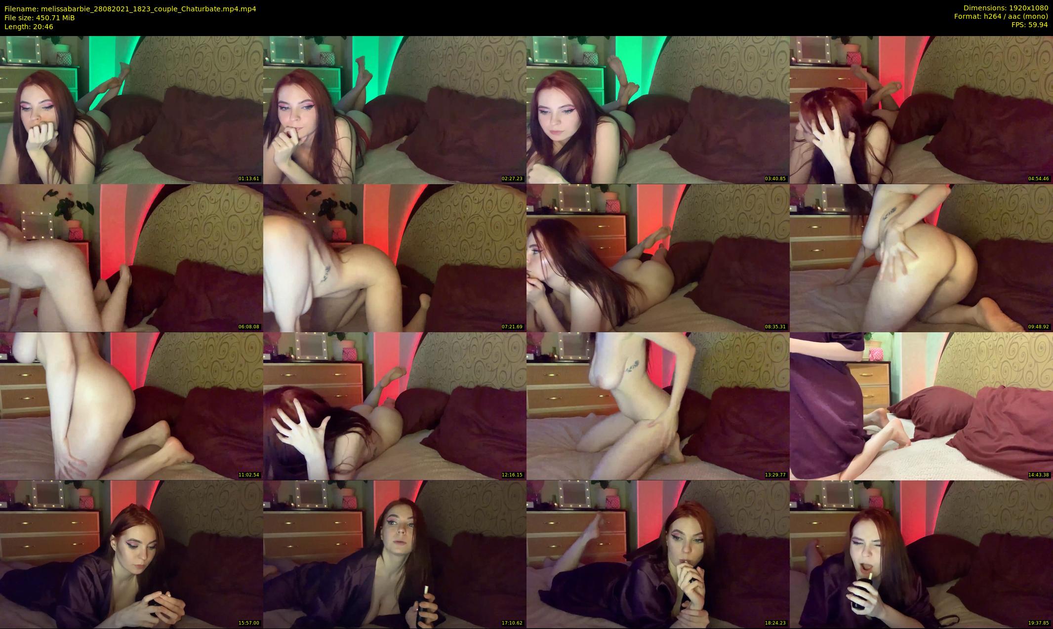 melissabarbie — 21 minute Chaturbate couple cam show recording, 1080p, Aug 28, 2021