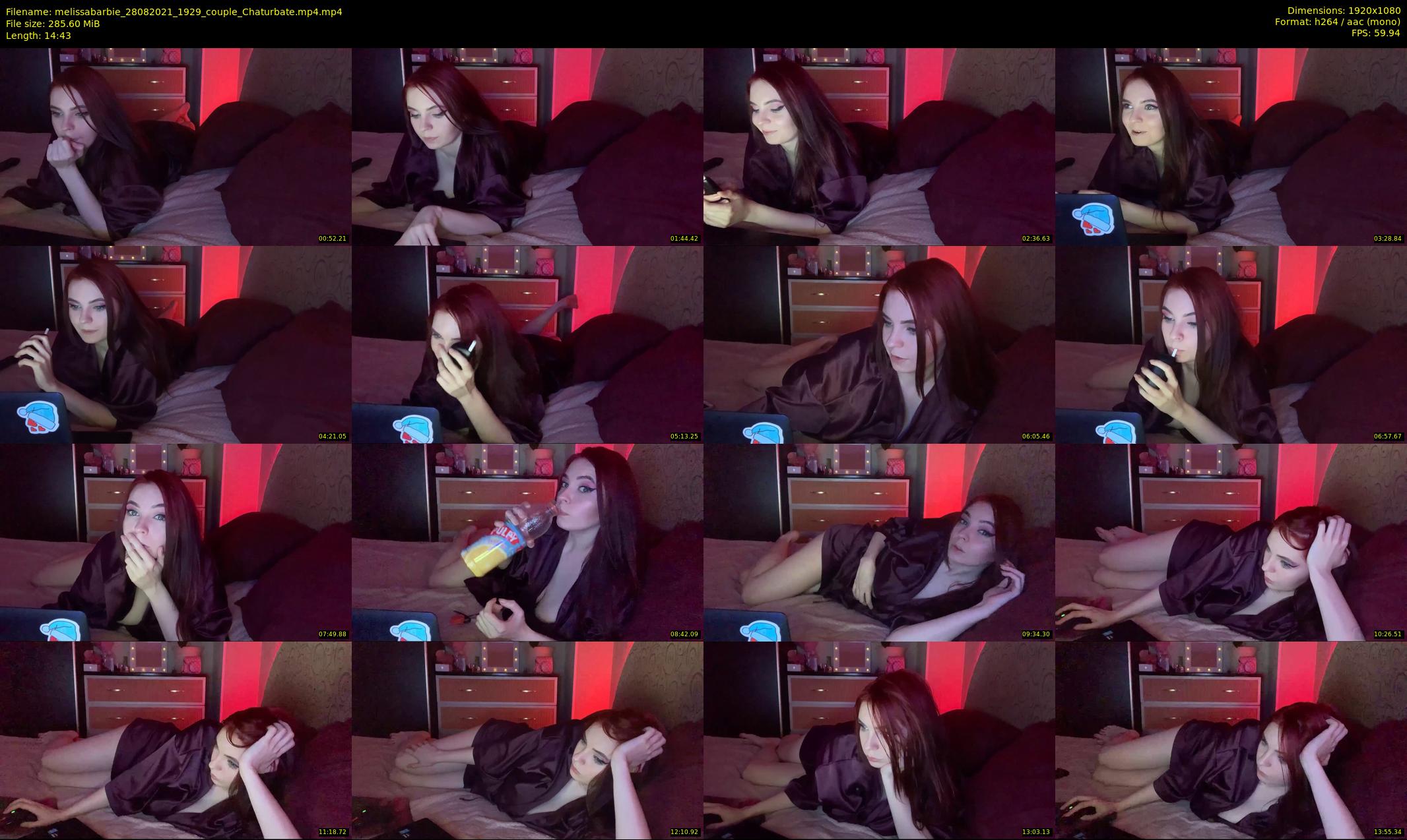 melissabarbie — 15 minute Chaturbate couple cam show recording, 1080p, Aug 28, 2021