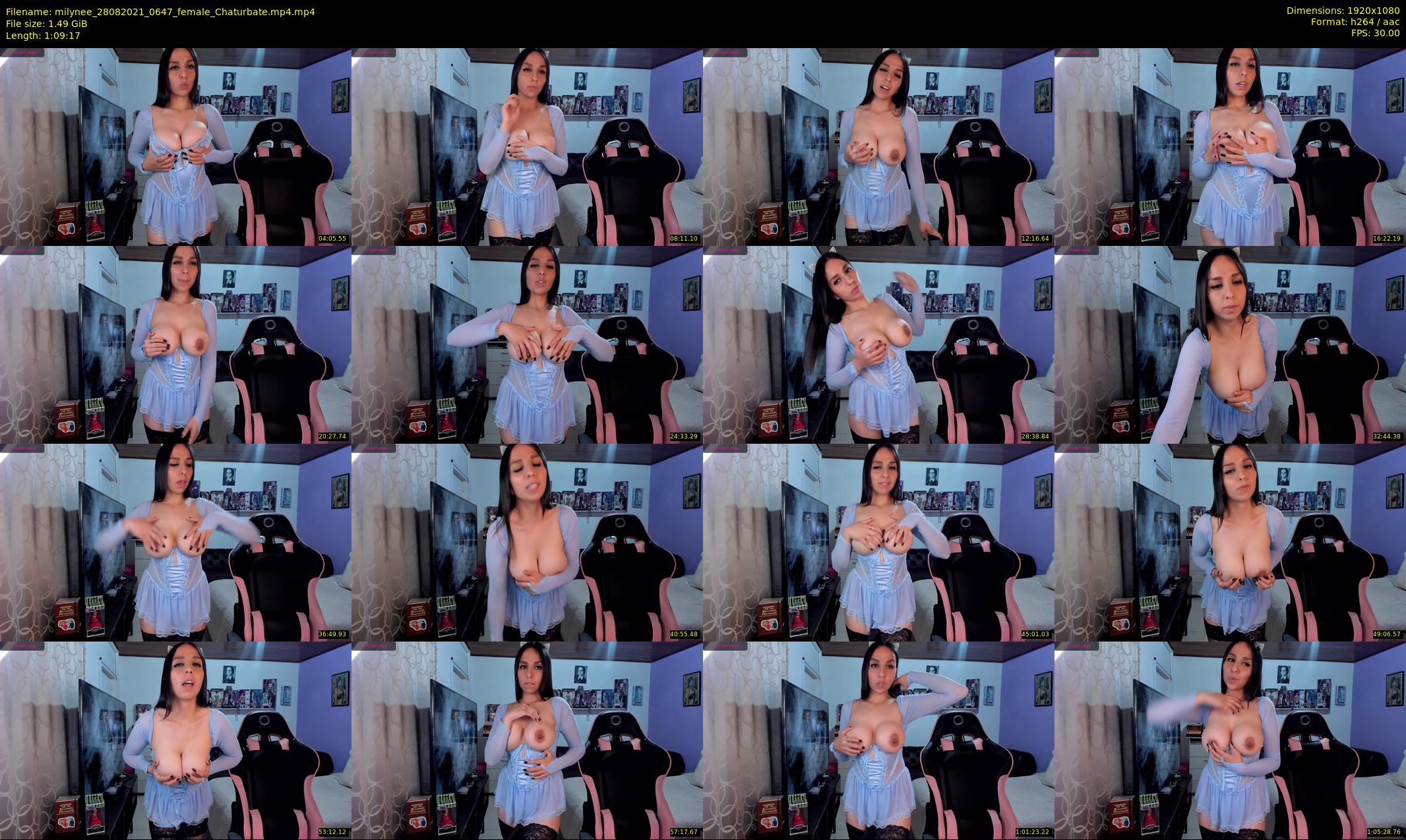 milynee — 70 minute Chaturbate female cam show recording, 1080p, Aug 28, 2021