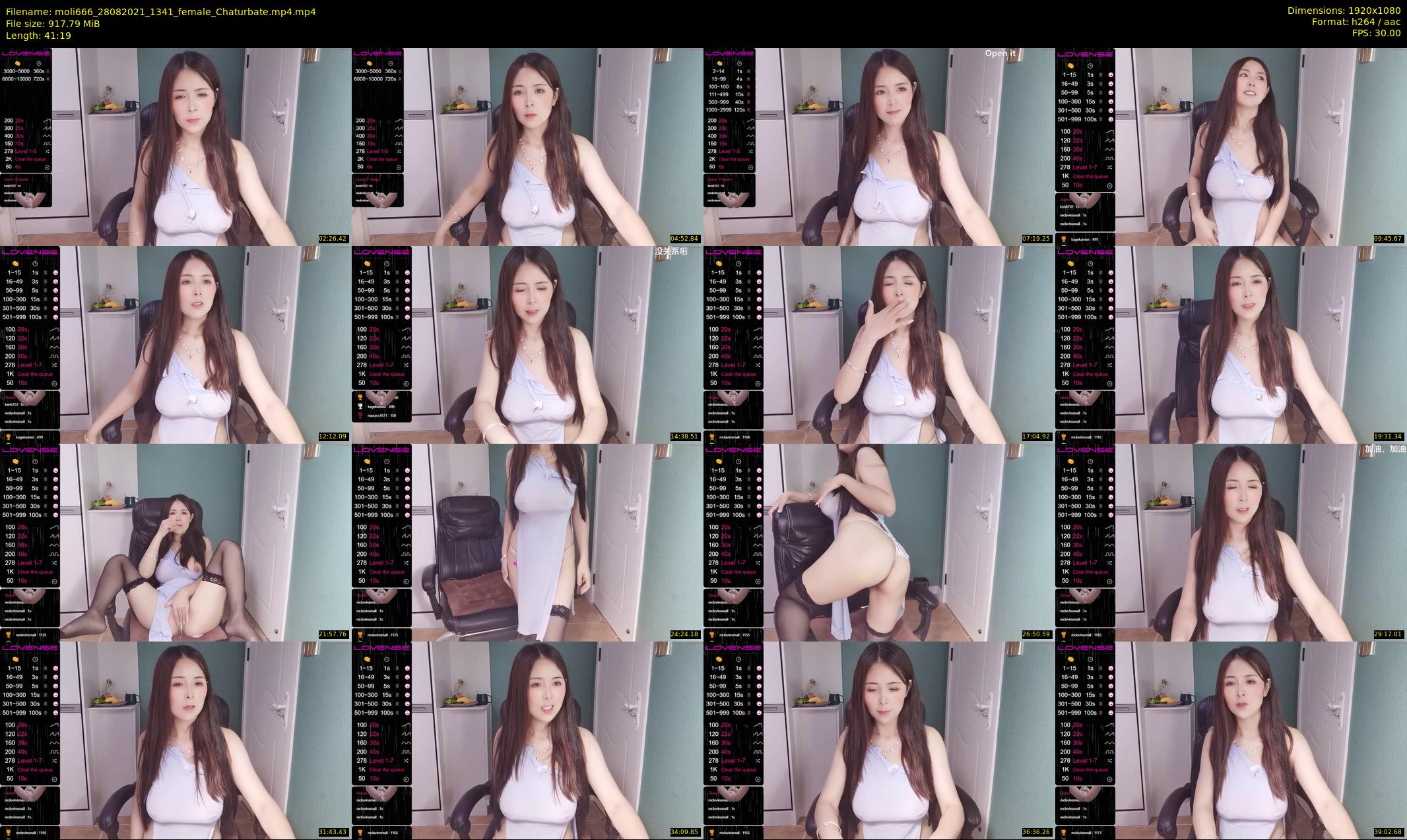 moli666 — 42 minute Chaturbate female cam show recording, 1080p, Aug 28, 2021