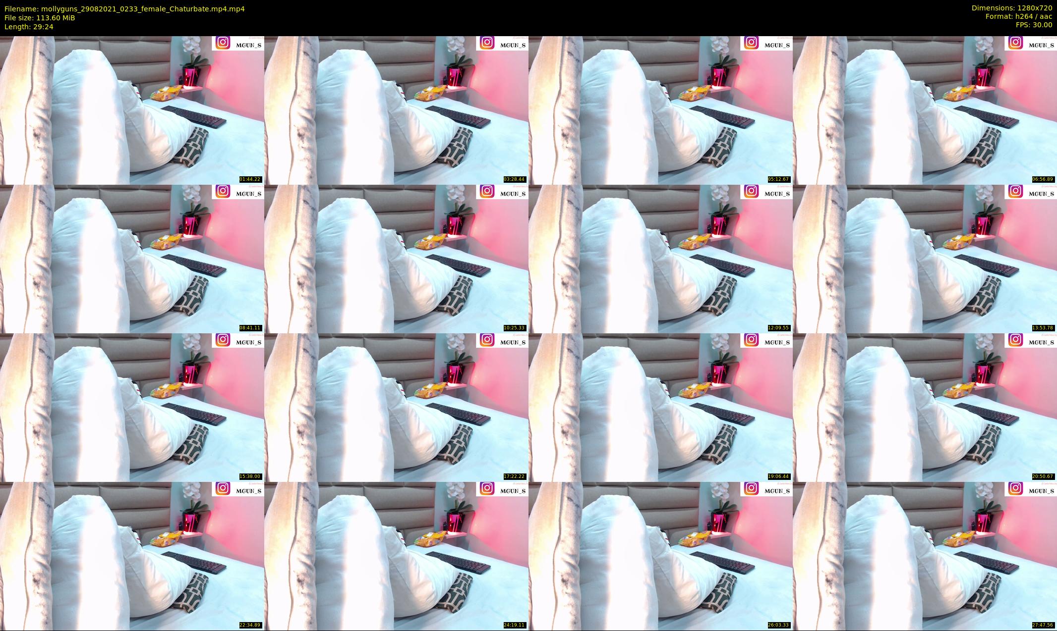 mollyguns — 30 minute Chaturbate female cam show recording, 720p, Aug 29, 2021