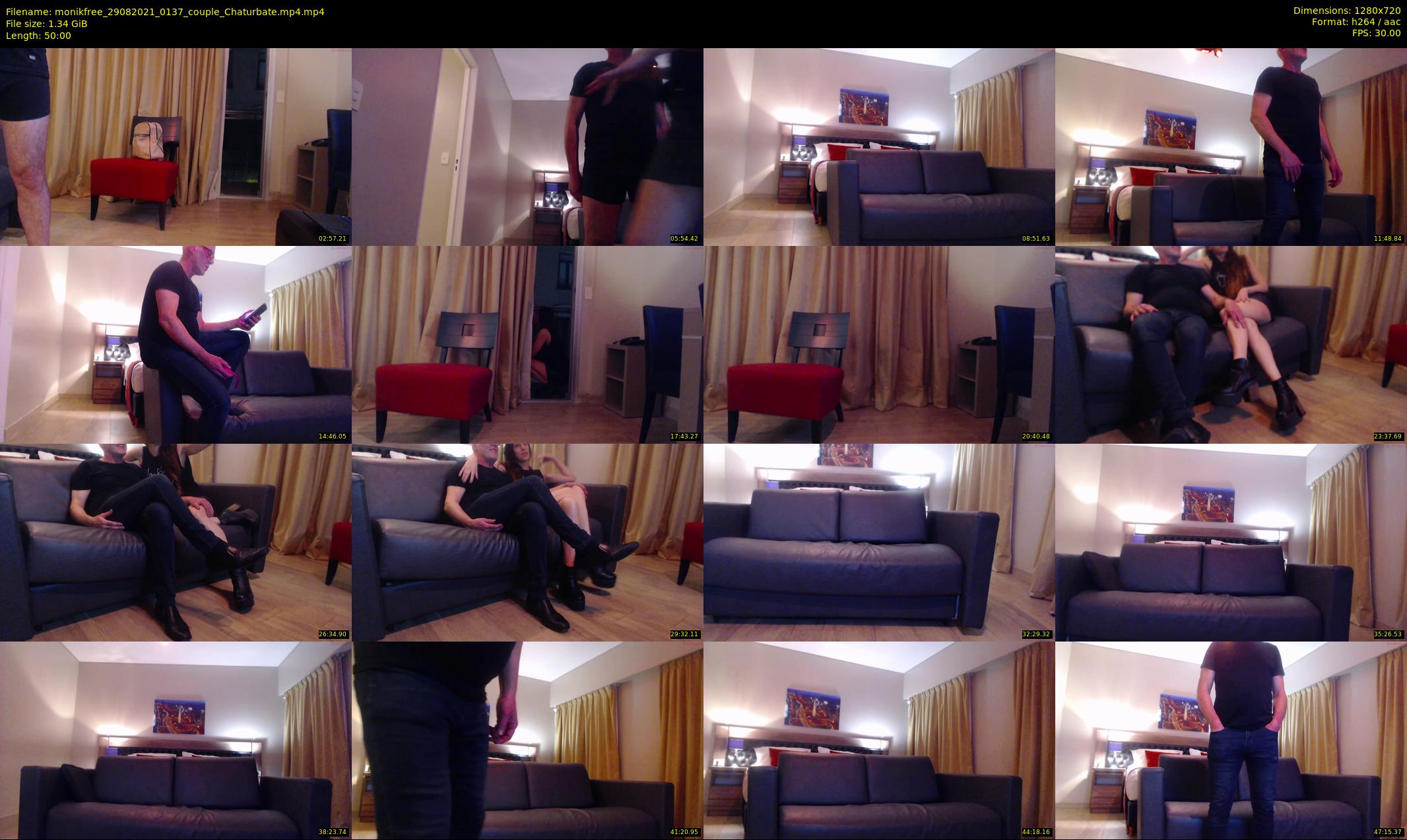 monikfree — 50 minute Chaturbate couple cam show recording, 720p, Aug 29, 2021