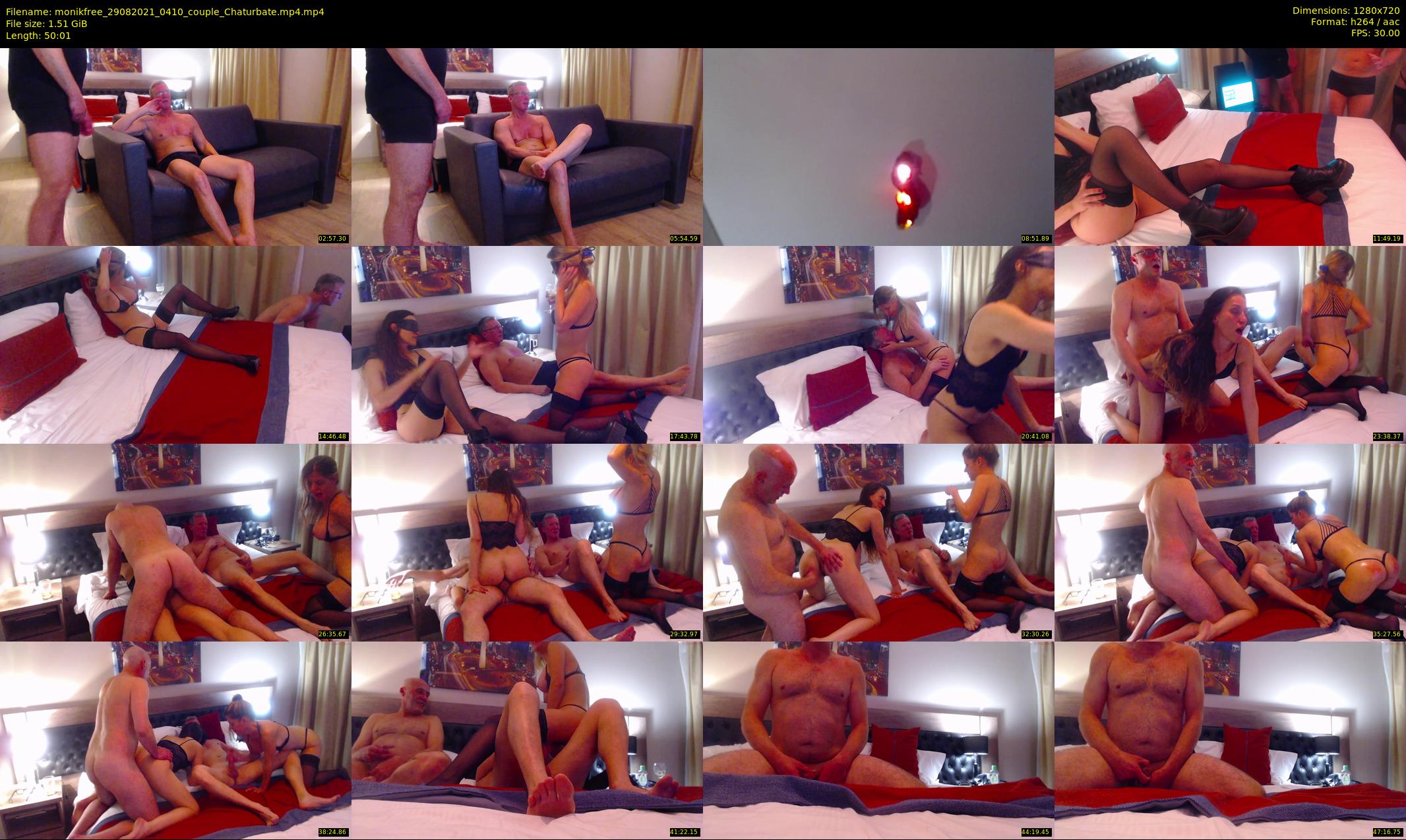 monikfree — 51 minute Chaturbate couple cam show recording, 720p, Aug 29, 2021